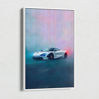 McLaren 720S Inspired Canvas Art - Premium Automotive Wall Decor