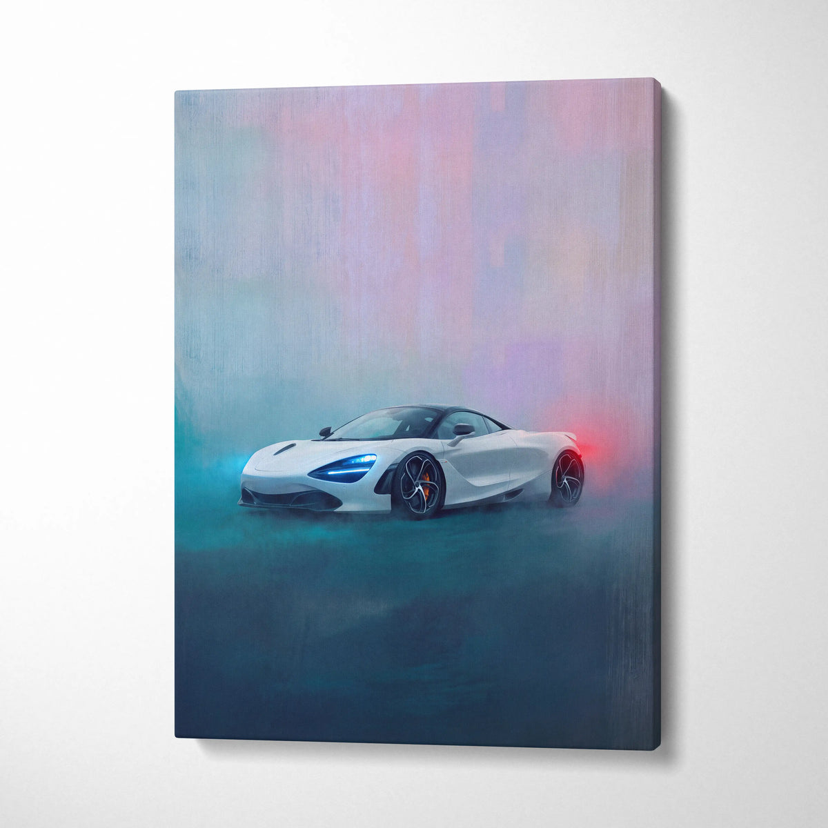 McLaren 720S Inspired Canvas Art - Premium Automotive Wall Decor