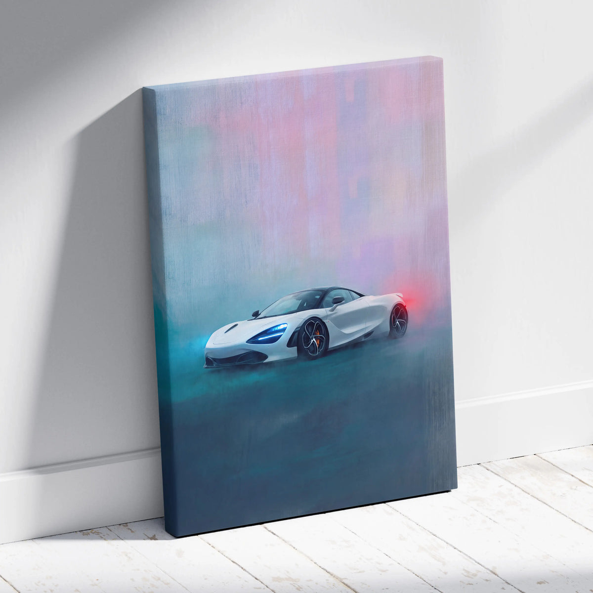 McLaren 720S Inspired Canvas Art - Premium Automotive Wall Decor