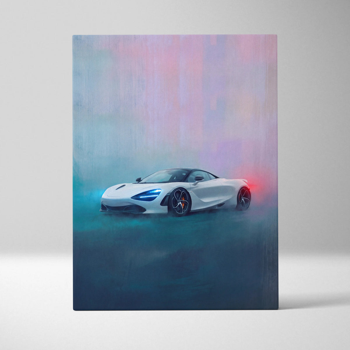 McLaren 720S Inspired Canvas Art - Premium Automotive Wall Decor
