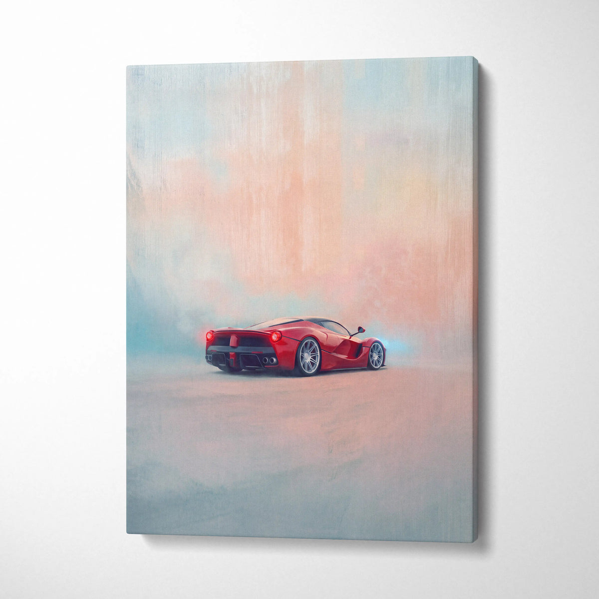 Ferrari LaFerrari Inspired Automotive Wall Art - Luxury Supercar Canvas Print