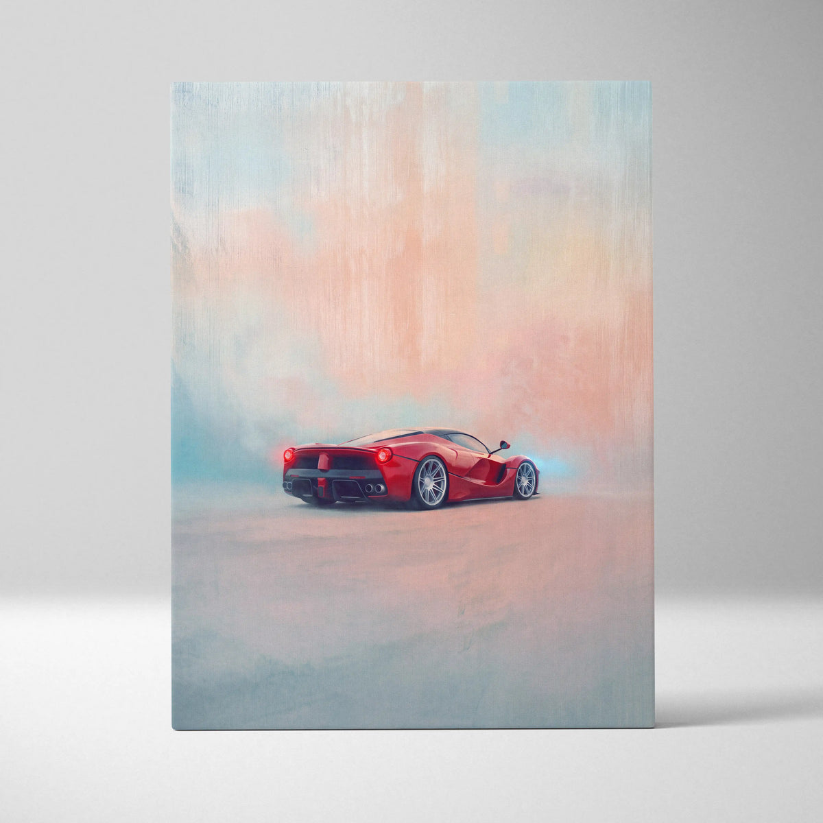 Ferrari LaFerrari Inspired Automotive Wall Art - Luxury Supercar Canvas Print