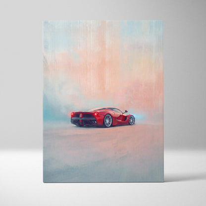 Ferrari LaFerrari Inspired Automotive Wall Art - Luxury Supercar Canvas Print