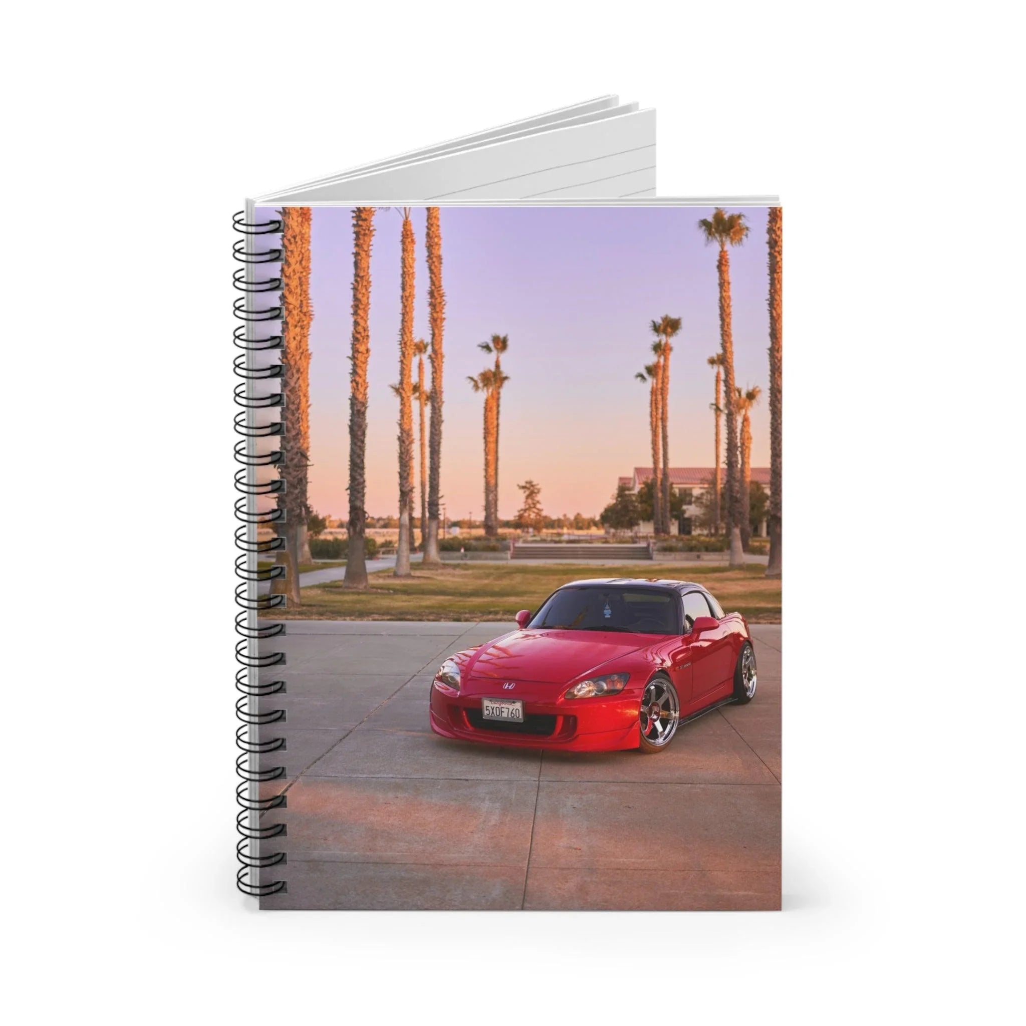 Honda S2000 Automotive Spiral Notebook #022 - Throttle Designs