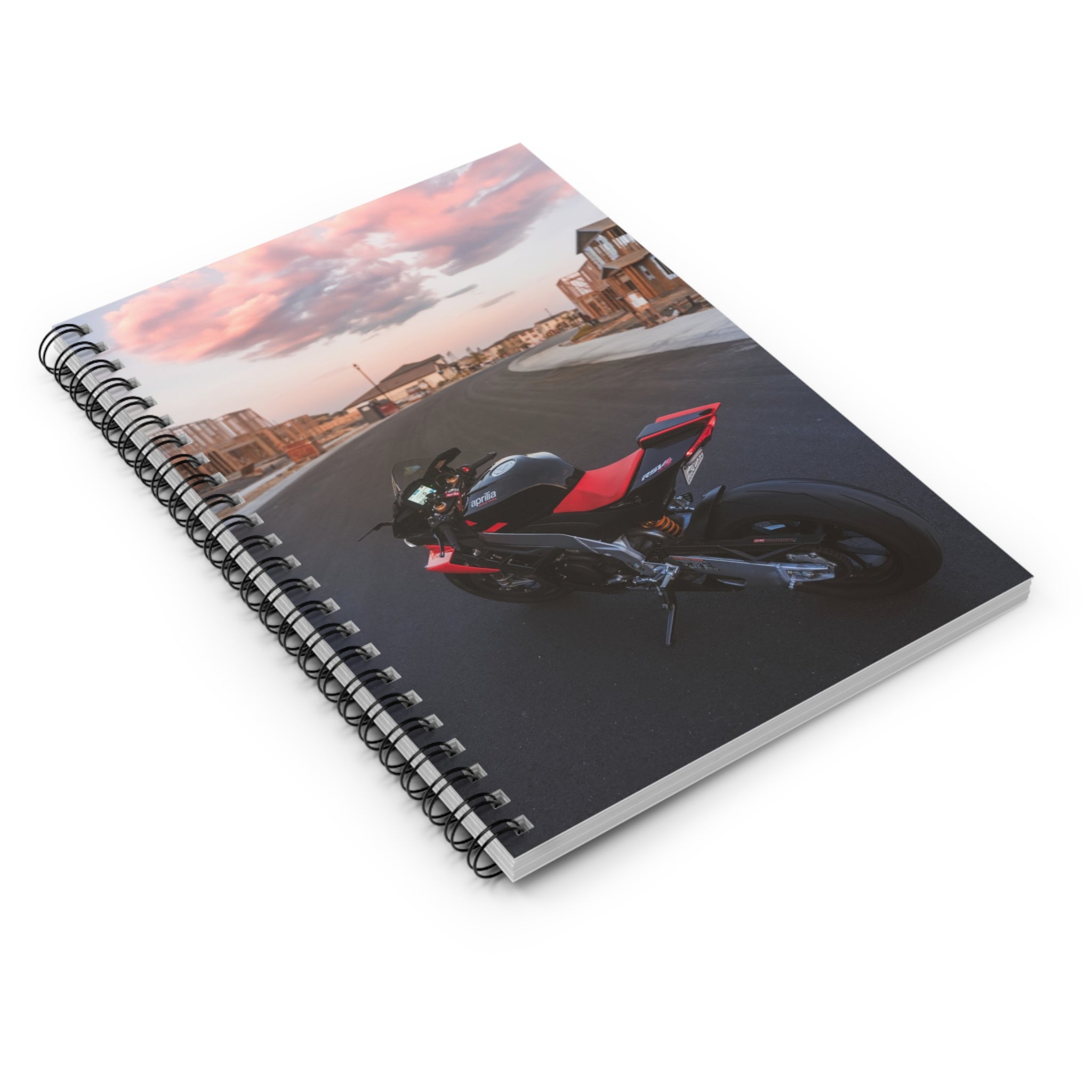 Aprilia RSV4 1100 Factory Motorcycle Spiral Notebook #030 - Throttle Designs