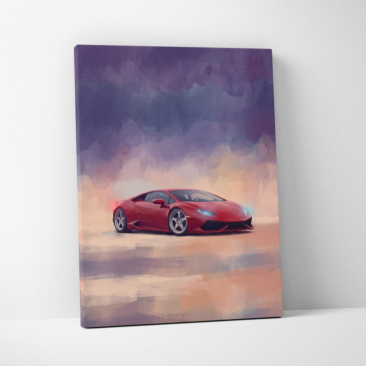 Lamborghini Huracán Inspired Canvas Art - Premium Automotive Wall Decor