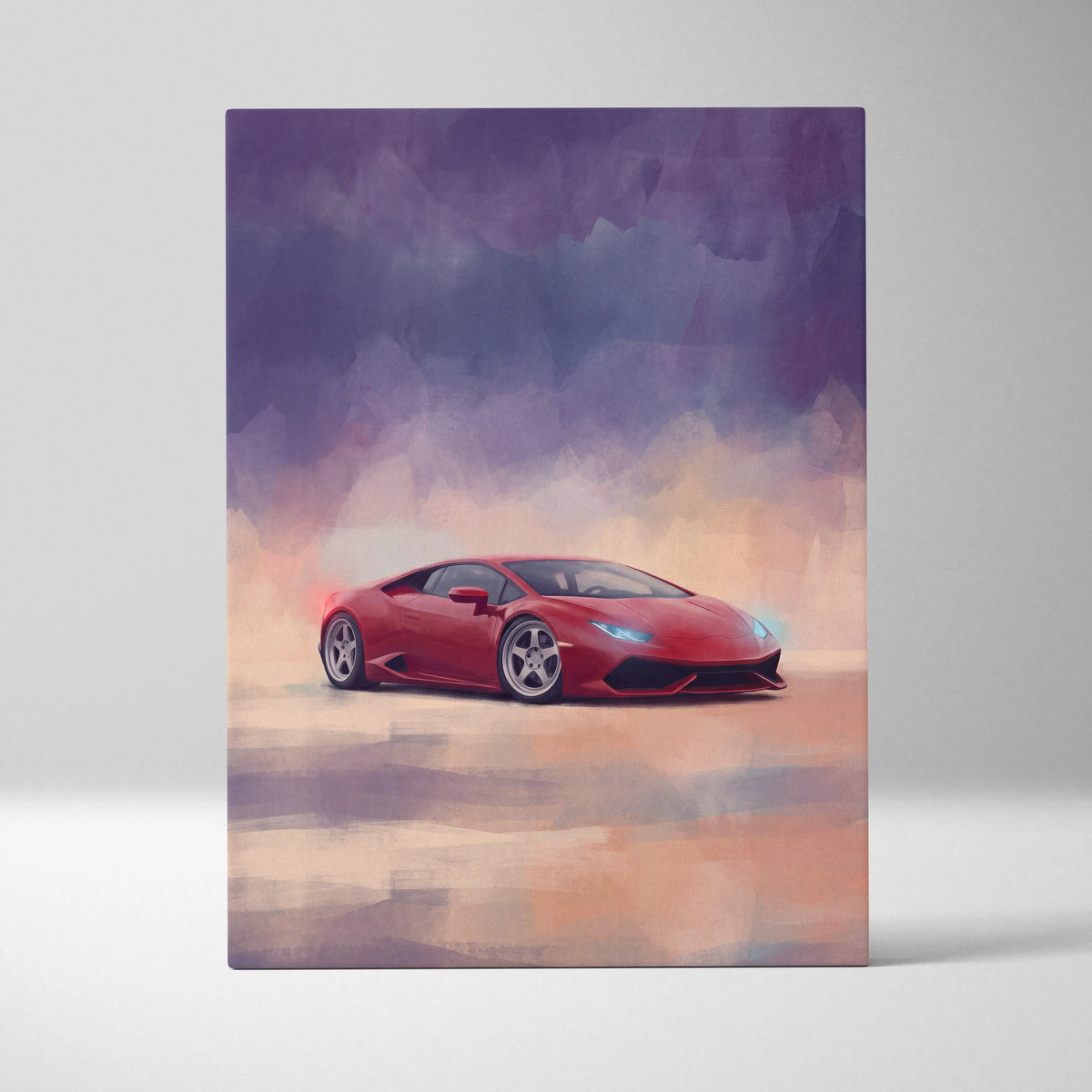 Lamborghini Huracán Inspired Canvas Art - Premium Automotive Wall Decor