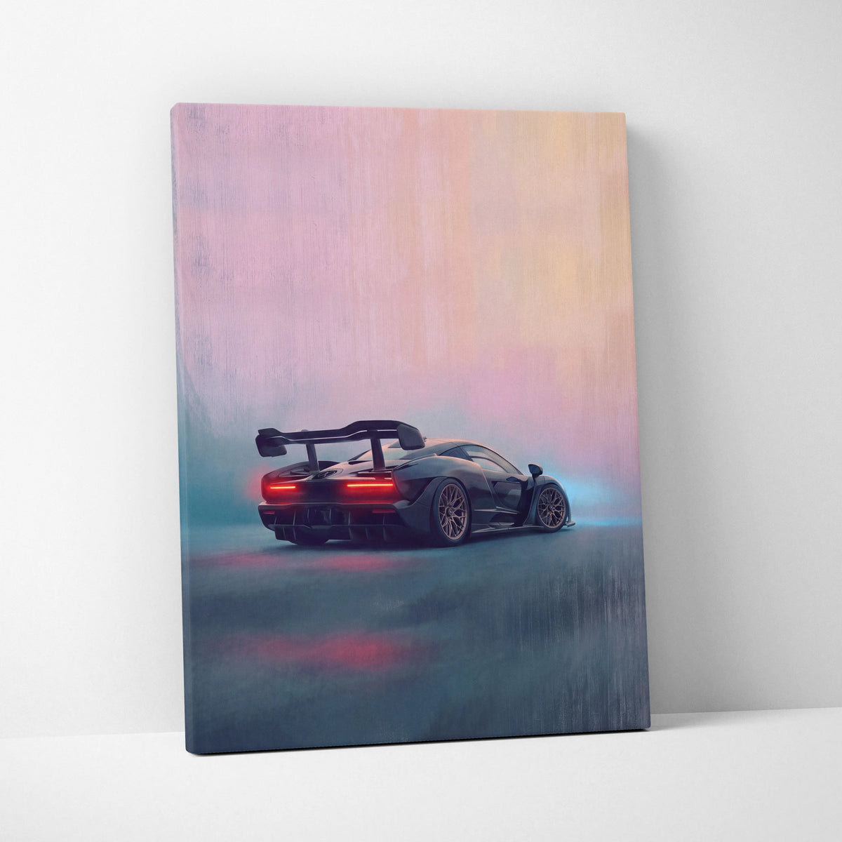 McLaren Senna Inspired Car Wall Art - Track Edition Canvas Painting Print