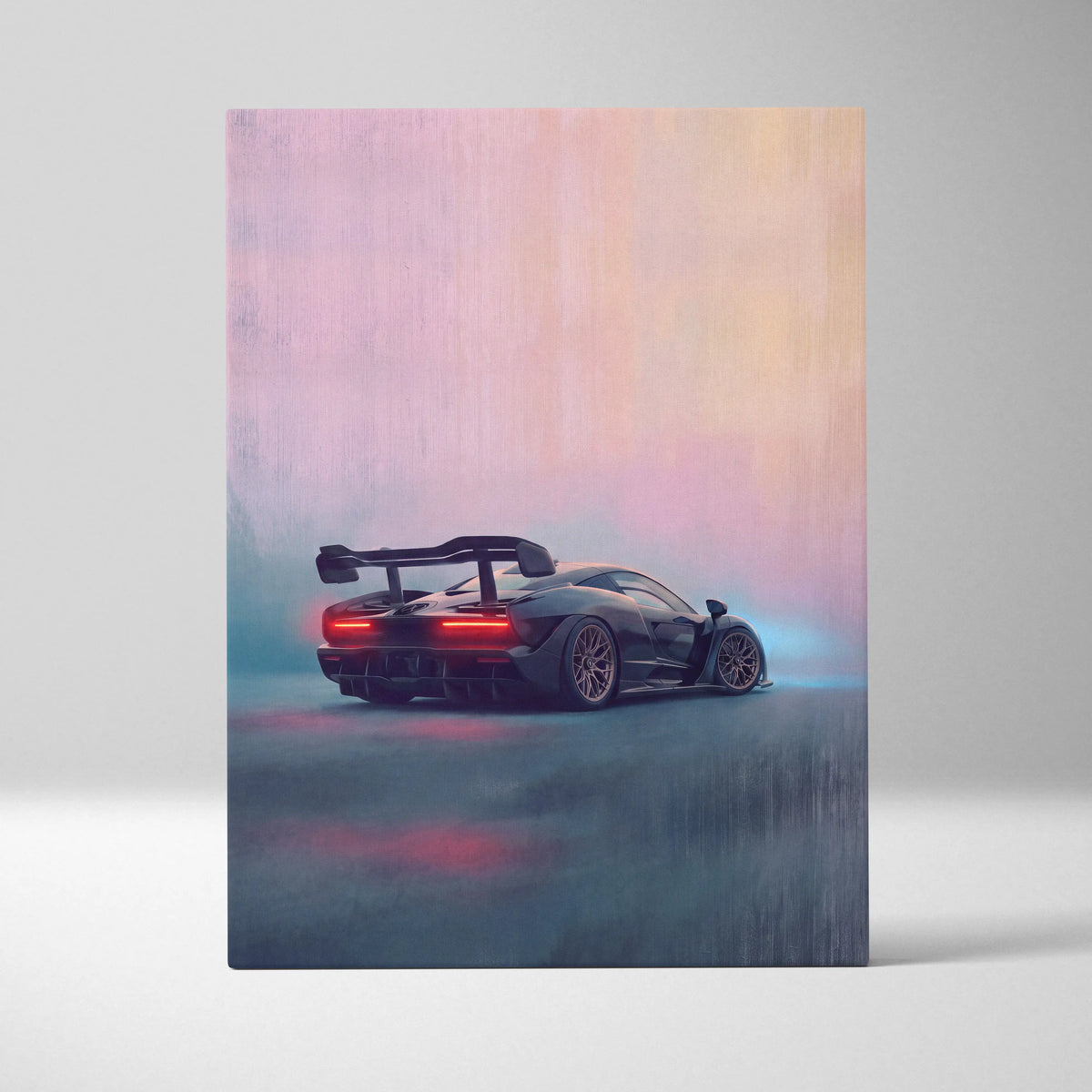 McLaren Senna Inspired Car Wall Art - Track Edition Canvas Painting Print