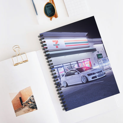 Mitsubishi Evo 8 Automotive Spiral Notebook #007 - Throttle Designs