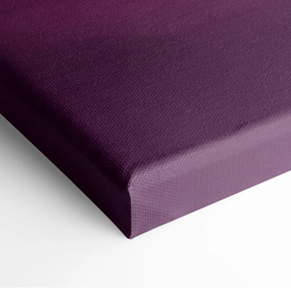 Deep purple textured canvas with woven surface and raised edges Lamborghini huracán spyder inspired wall art print