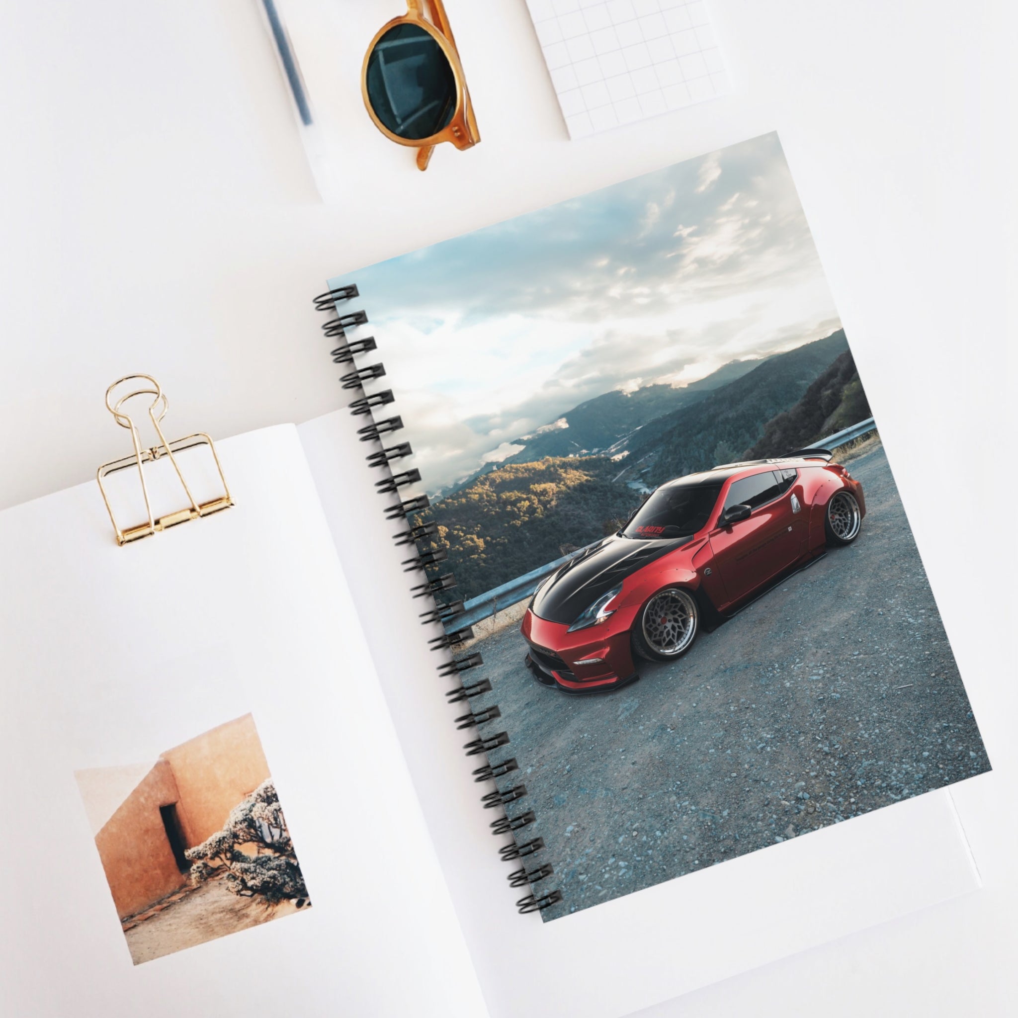 Nissan 370z Automotive Spiral Notebook #001 - Throttle Designs