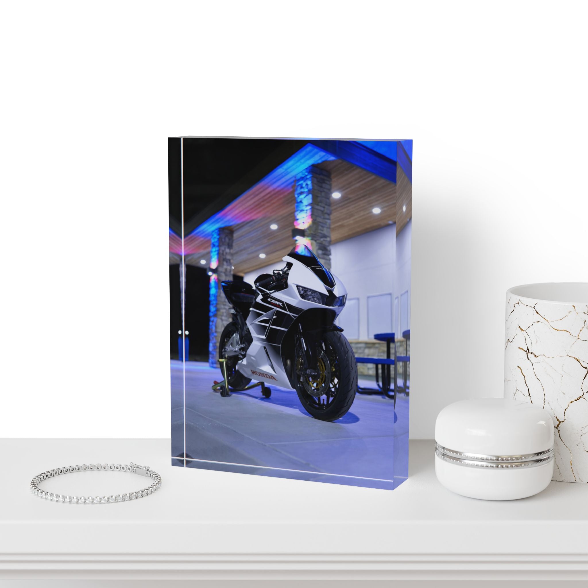 Honda CBR600RR Motorcycle Acrylic Photo Block #002 - Throttle Designs