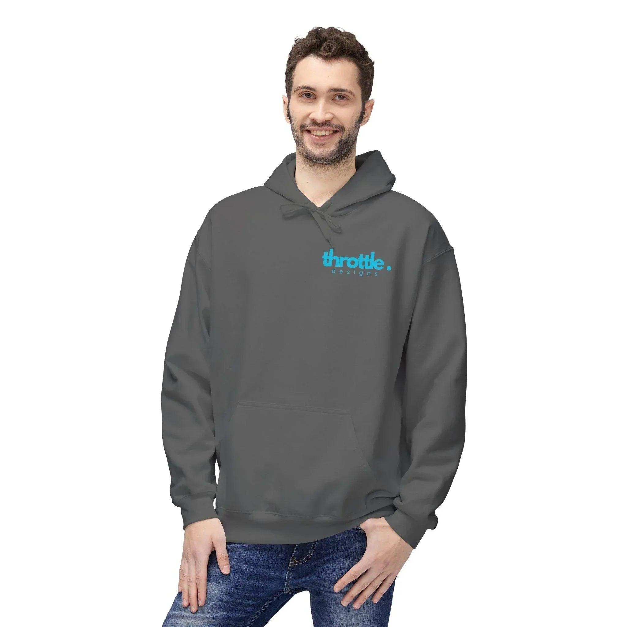 Artistic Vibes Fleece Hoodie with Headphone Design - Ultimate Comfort & Style