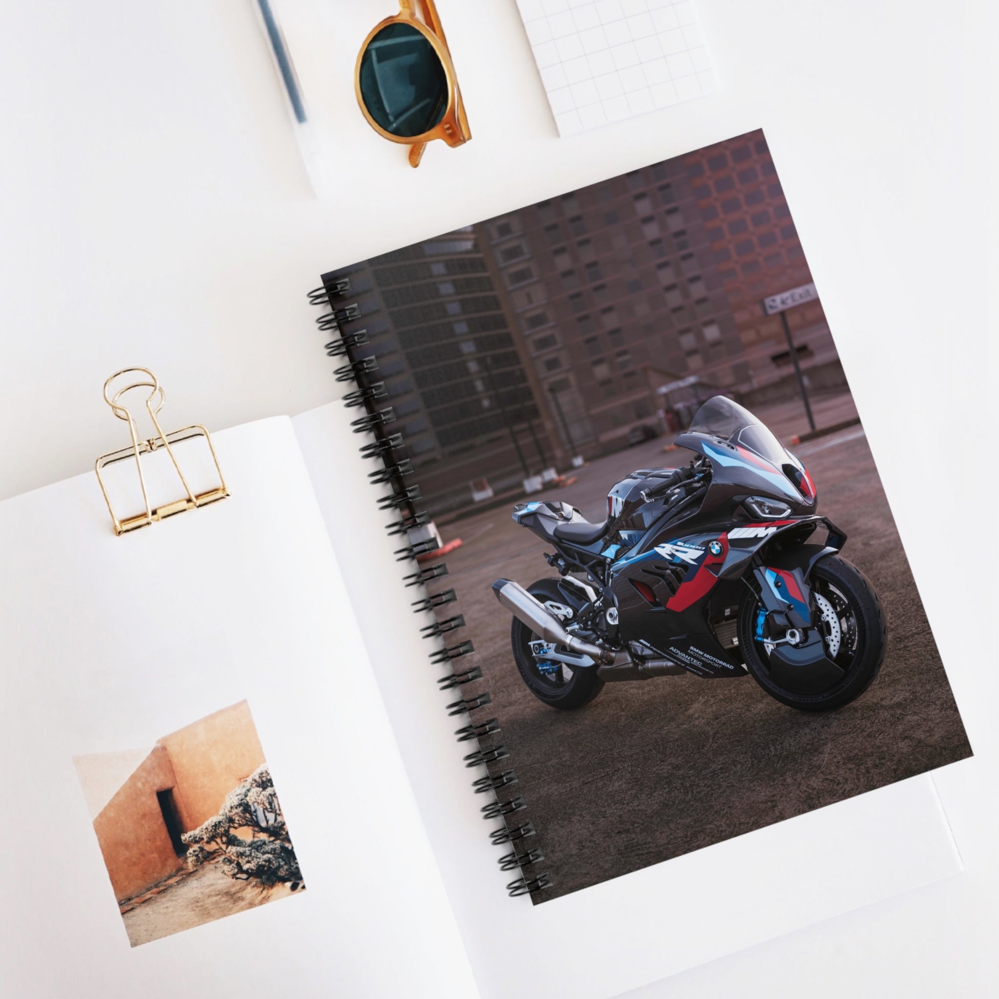 BMW M1000RR Motorcycle Spiral Notebook #008 - Throttle Designs