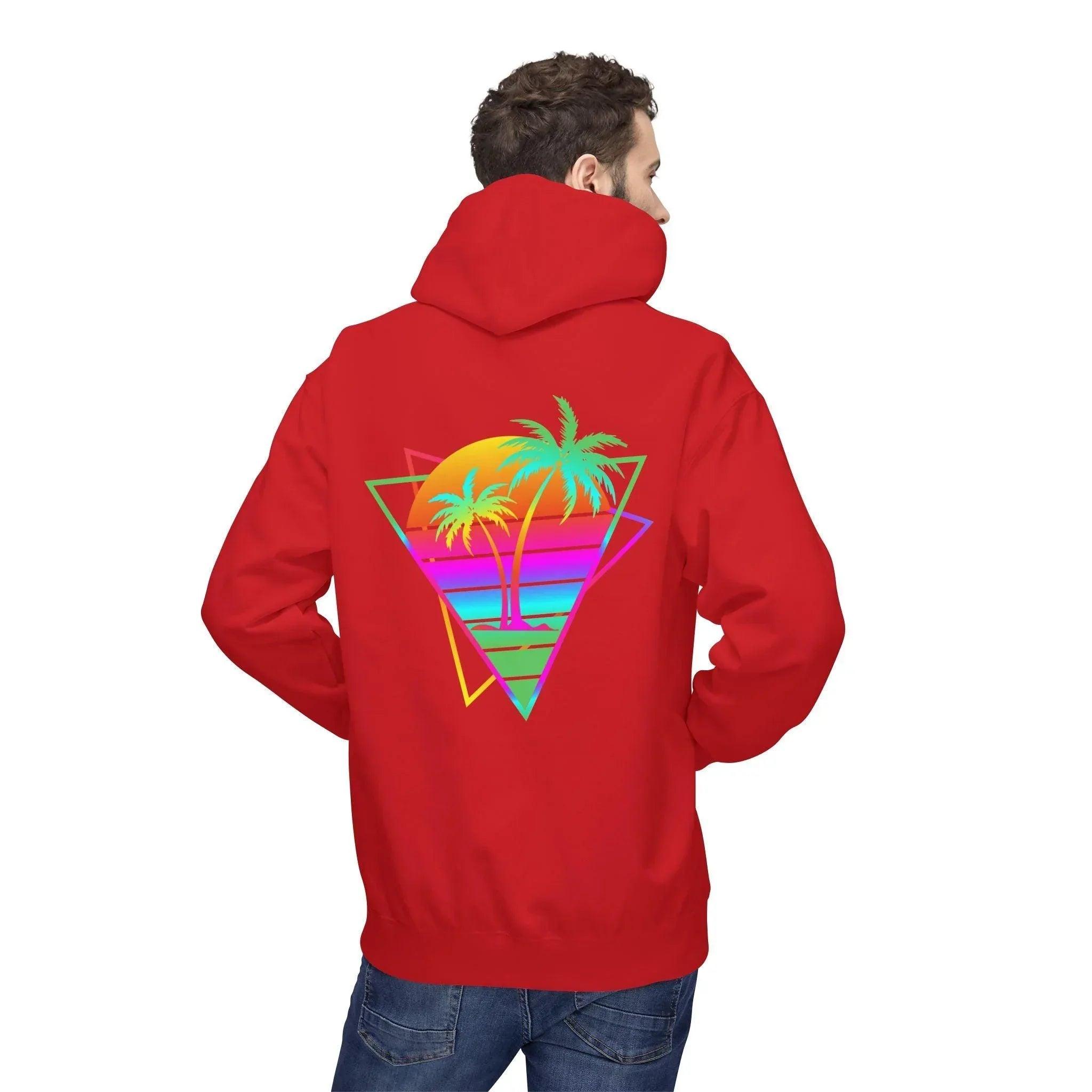 Vaporwave Vintage Fleece Hoodie for Ultimate Comfort and Style