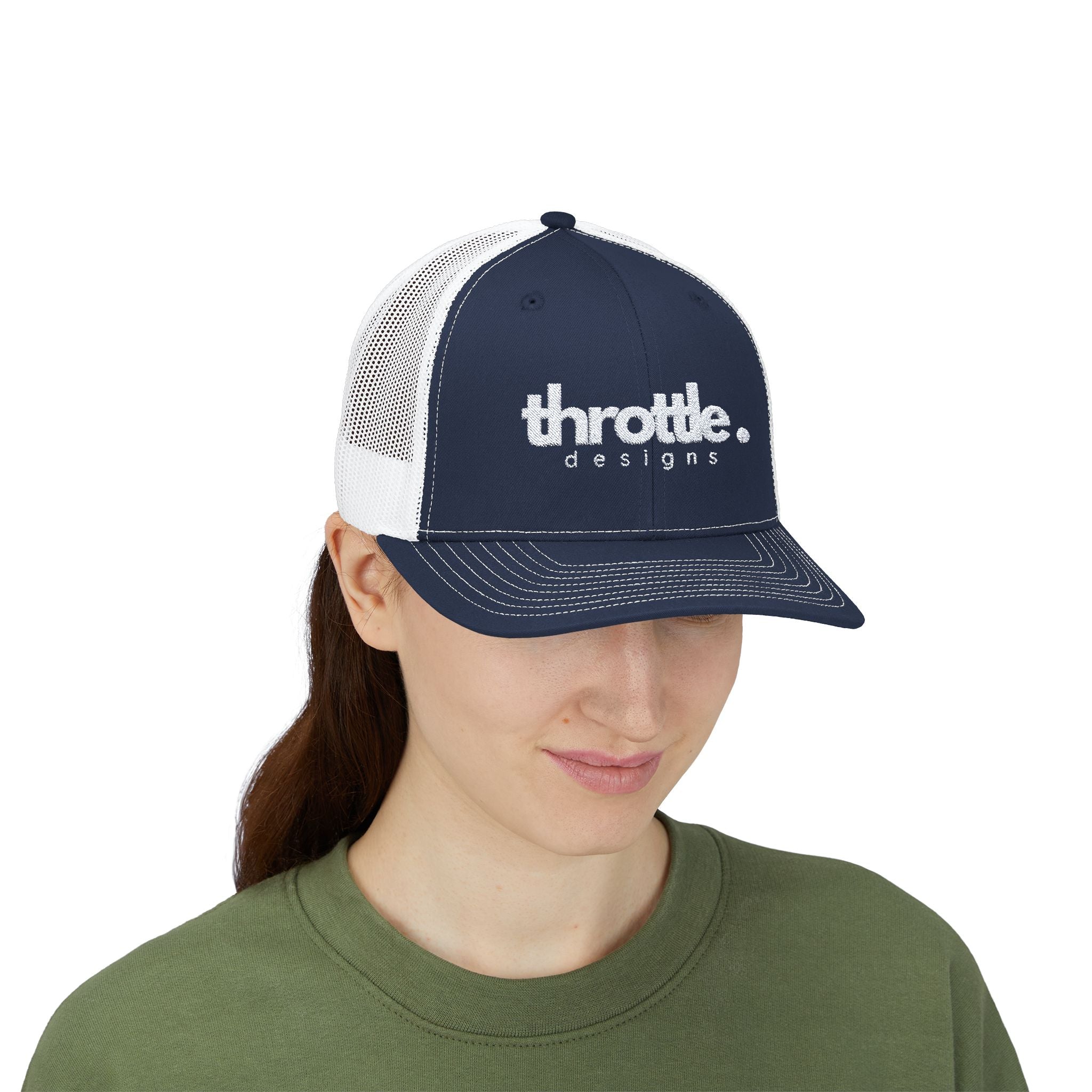 Premium Logo Snapback Cap - Throttle Designs