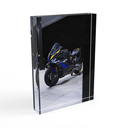 BMW M1000RR Motorcycle Acrylic Photo Block #003 - Throttle Designs