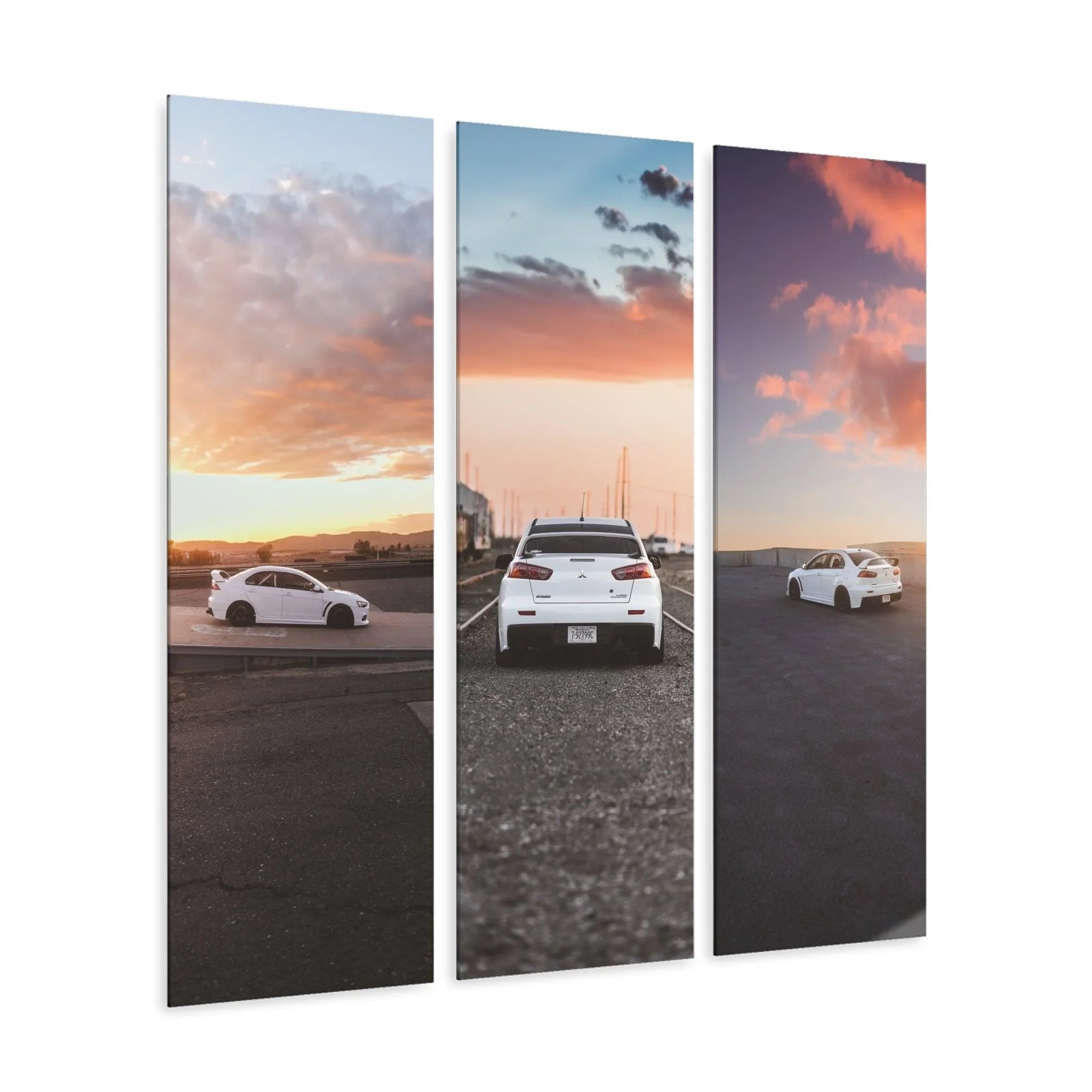 Mitsubishi Evo 10 3-Piece Acrylic Wall Art #001 for Collectors