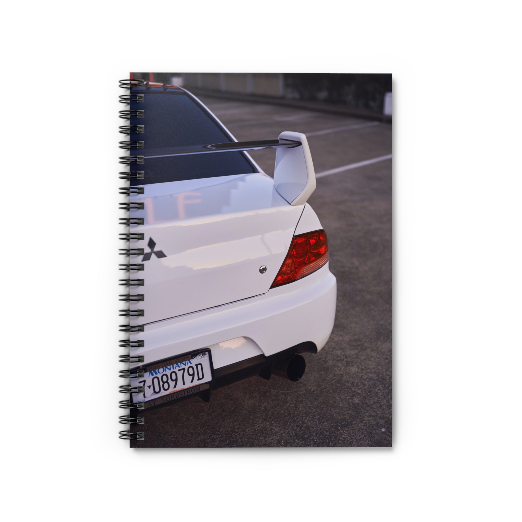 Mitsubishi Evo 8 Automotive Spiral Notebook #026 - Throttle Designs