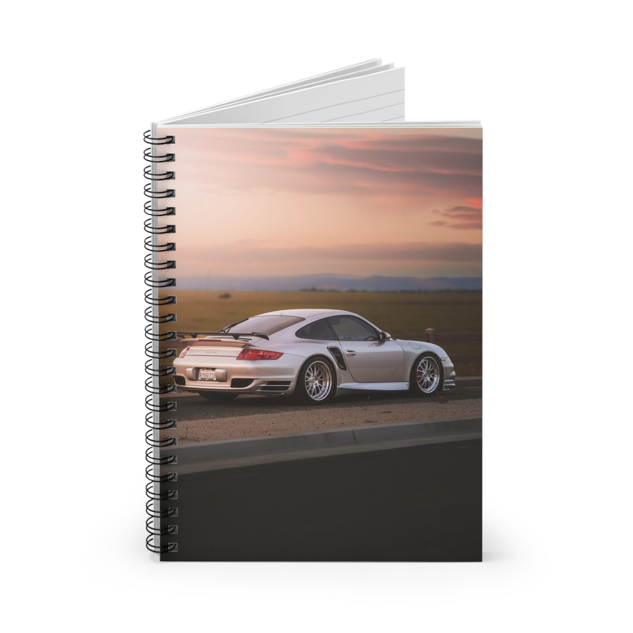 Porsche 911 Automotive Spiral Notebook #005 - Throttle Designs