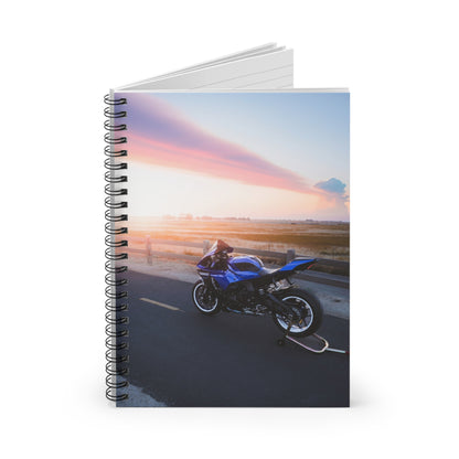 Yamaha R1 Motorcycle Spiral Notebook #003 - Throttle Designs