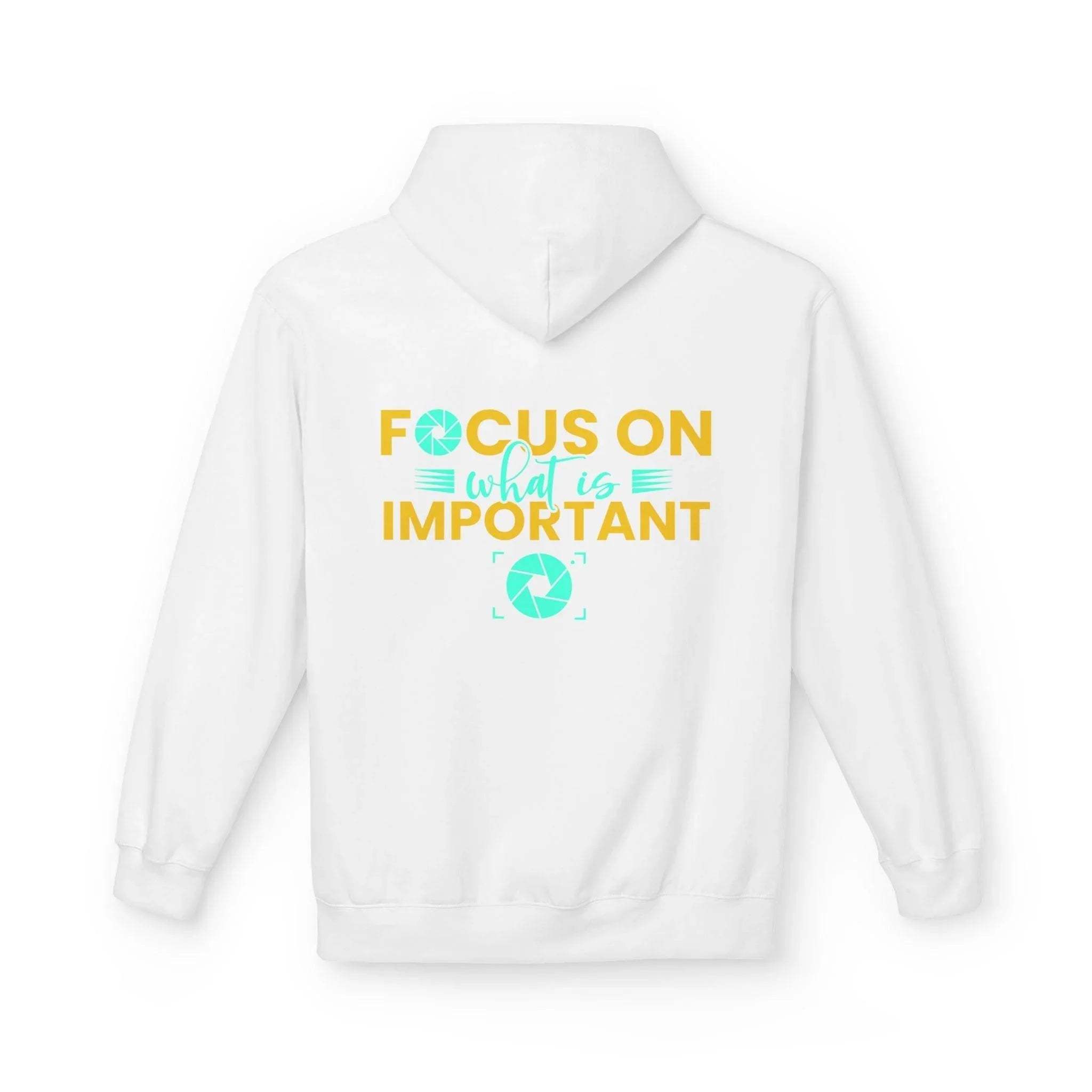 Inspirational Fleece Hoodie for Photographers - 'Prioritize What Matters'