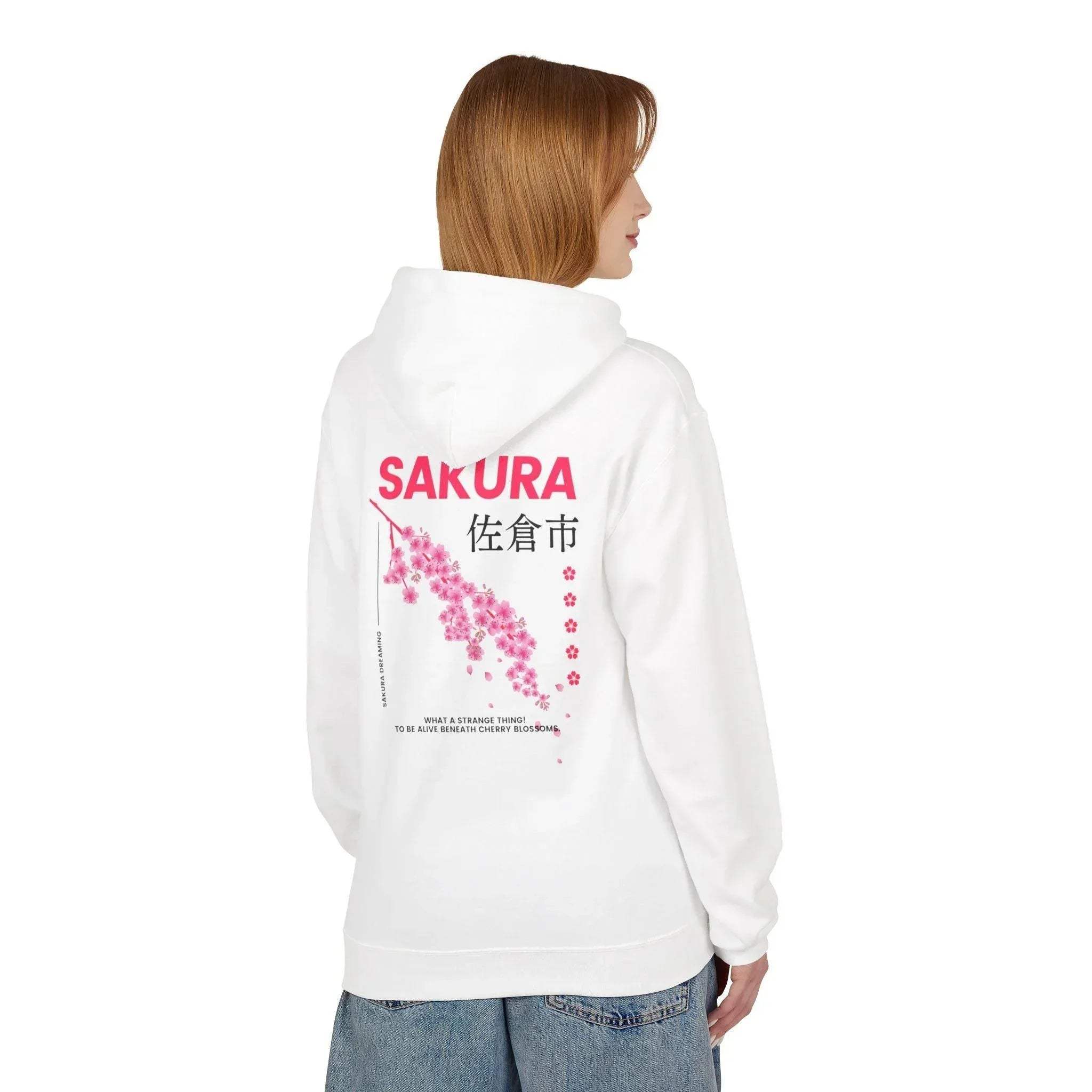 Cozy Sakura Blossom Fleece Hoodie for Ultimate Comfort