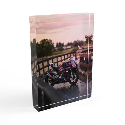 BMW S1000RR Motorcycle Acrylic Photo Block #031 - Throttle Designs