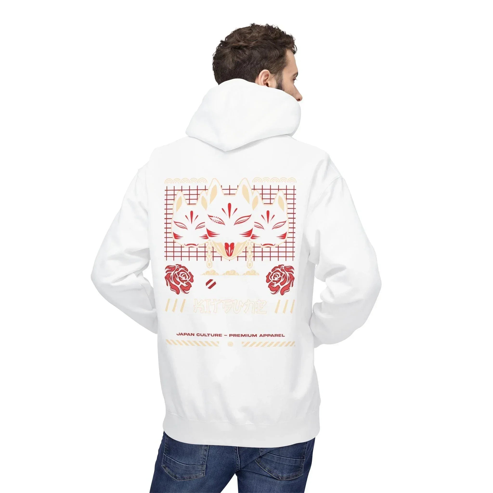 Ultimate Kitsune Japanese Streetwear Fleece Hoodie for Comfort and Style