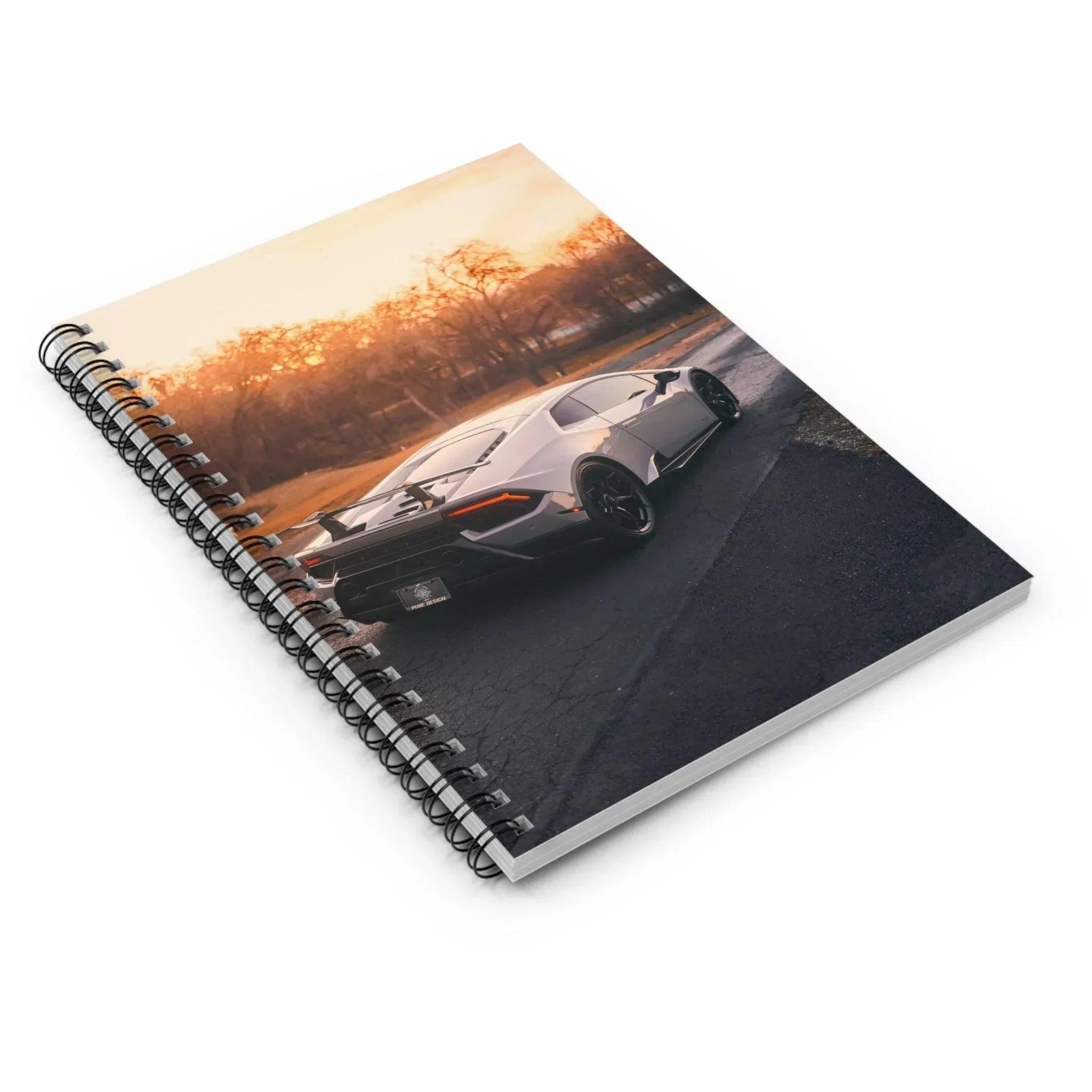 Lamborghini Huracan Automotive Spiral Notebook #040 - Throttle Designs