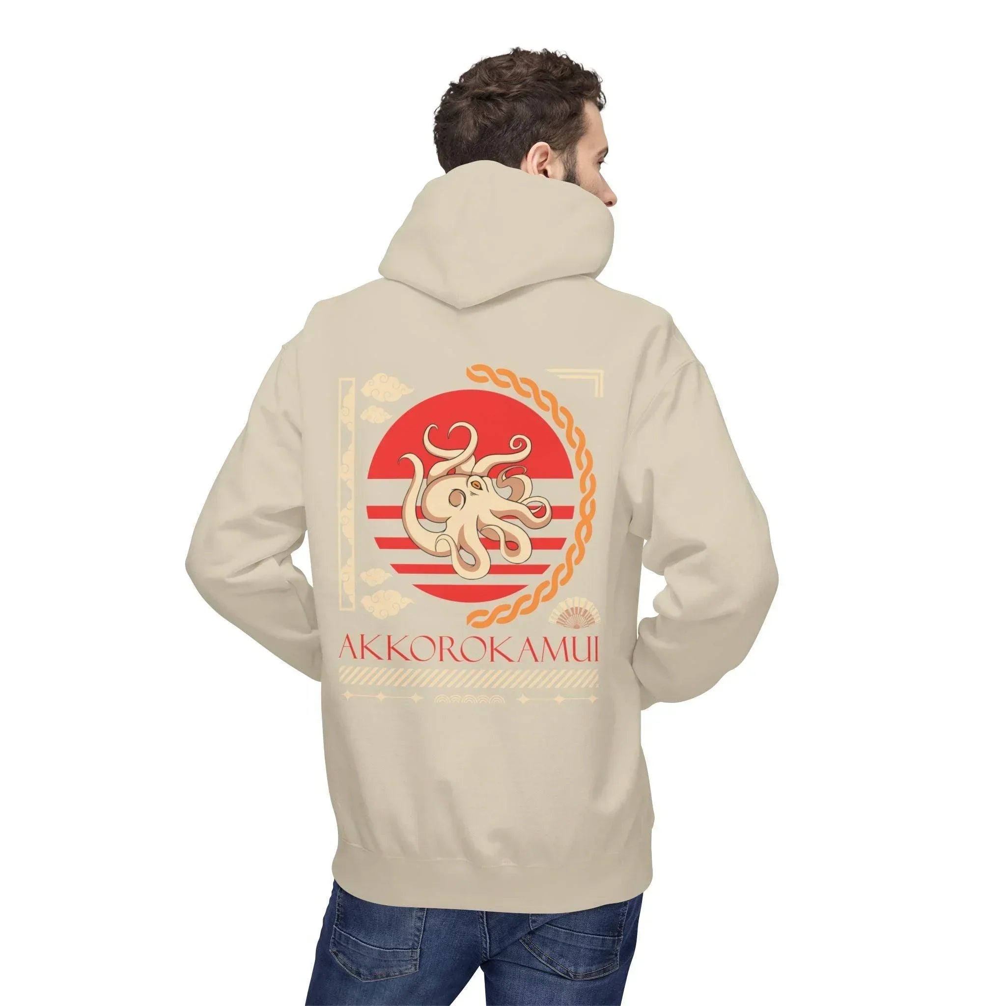 Ultimate Comfort Japanese Streetwear Fleece Hoodie – Akkorokamui Edition