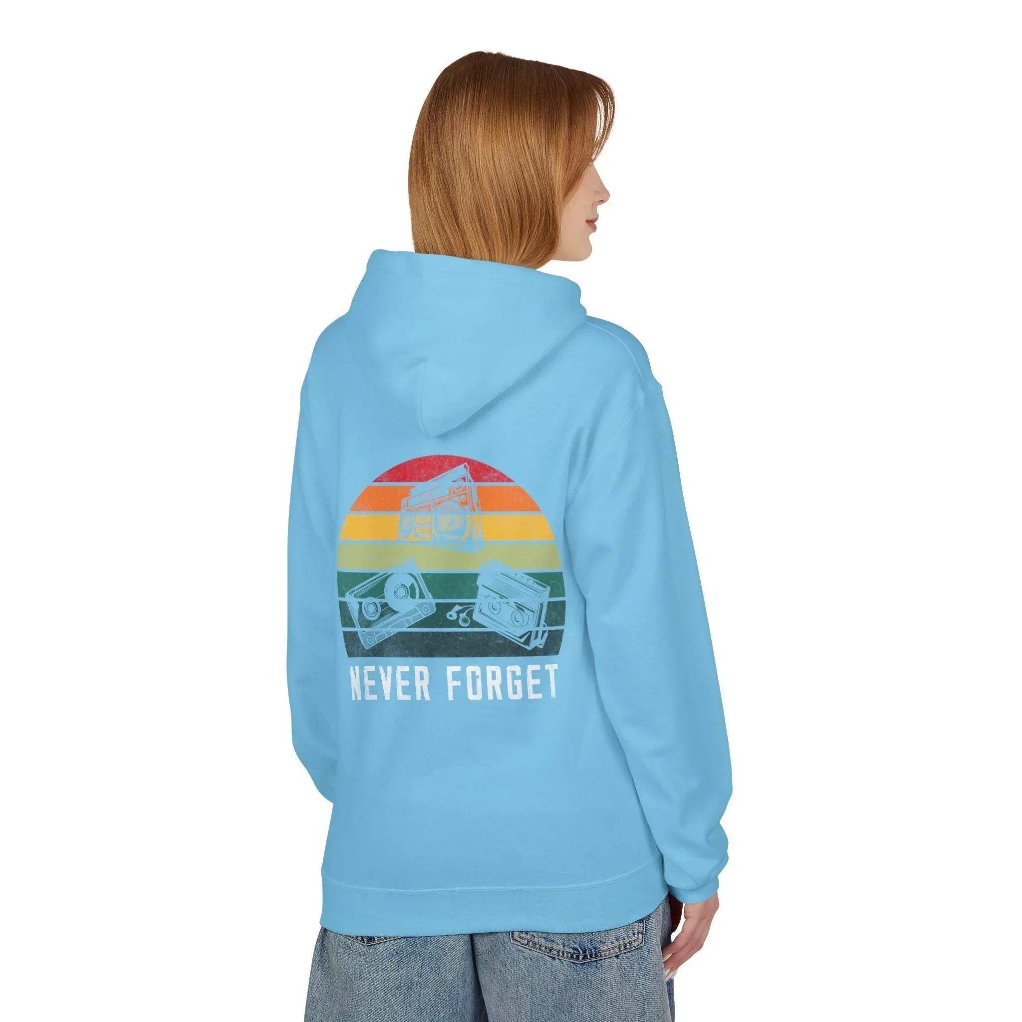 Cozy Vintage Vibes Music Fleece Hoodie for Ultimate Comfort