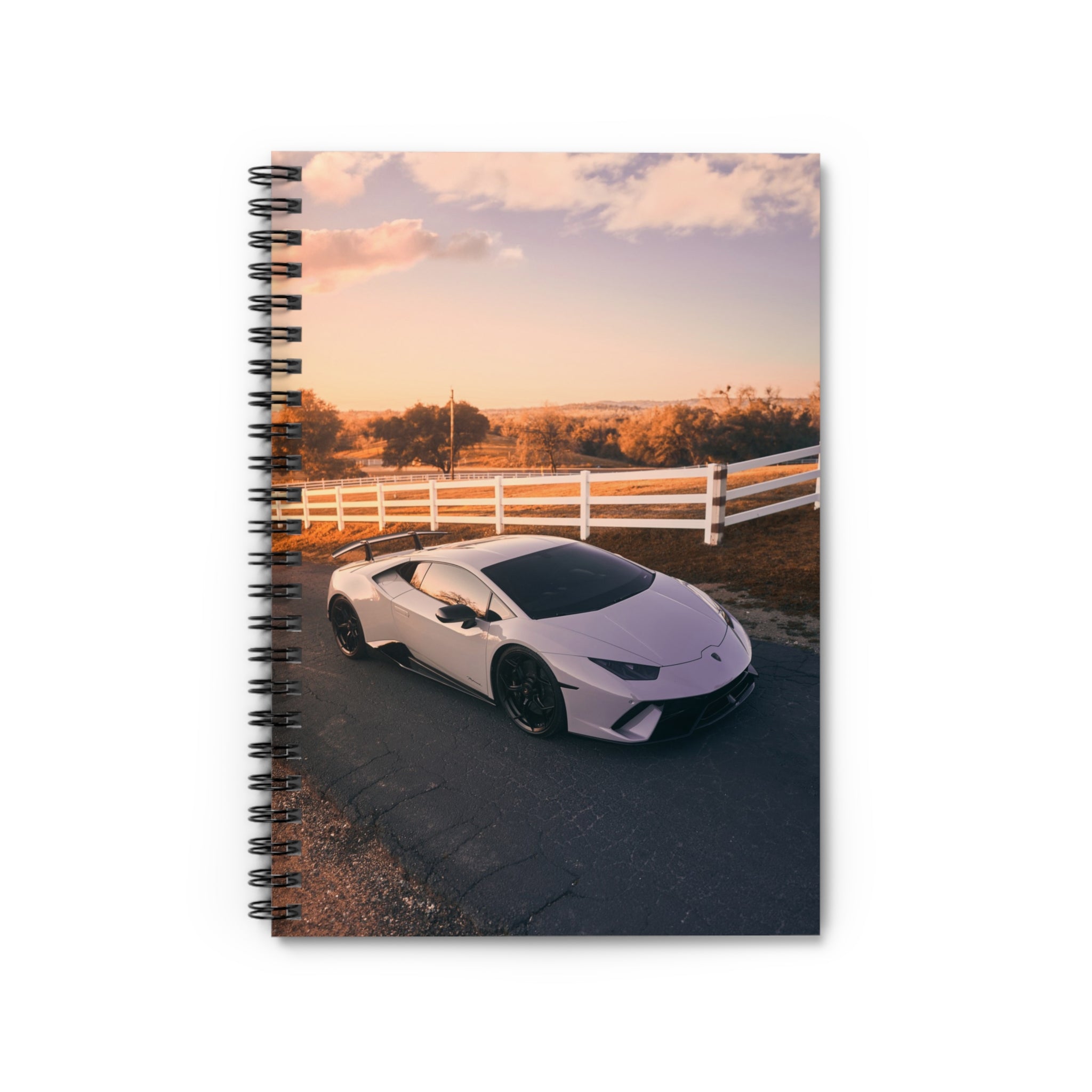 Lamborghini Huracan Automotive Spiral Notebook #039 - Throttle Designs