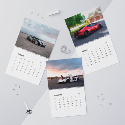 2027 Supercar Wall Calendar – Exotic Performance Cars, Luxury Sports Cars & Automotive Artwork Collection