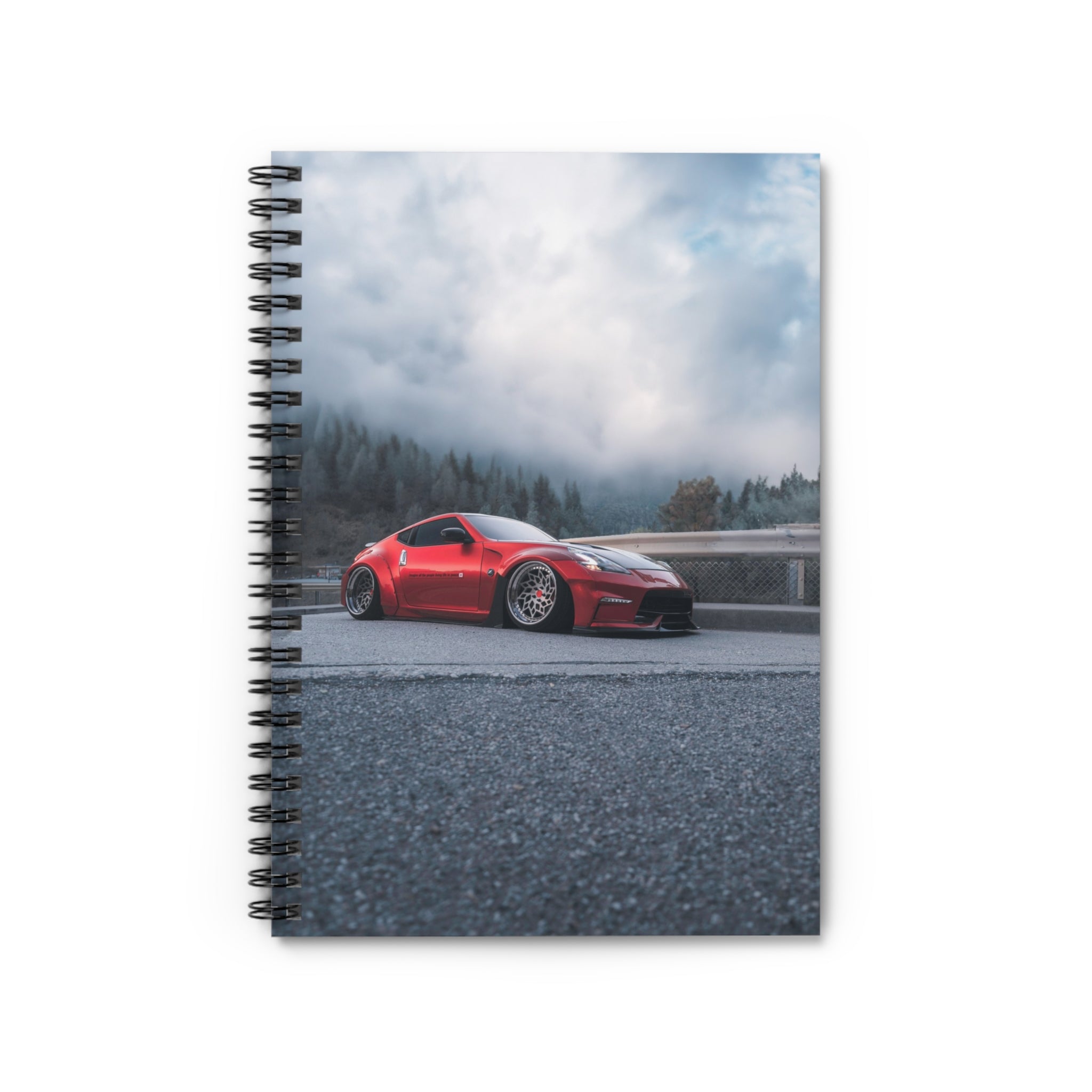 Nissan 370z Automotive Spiral Notebook #002 - Throttle Designs