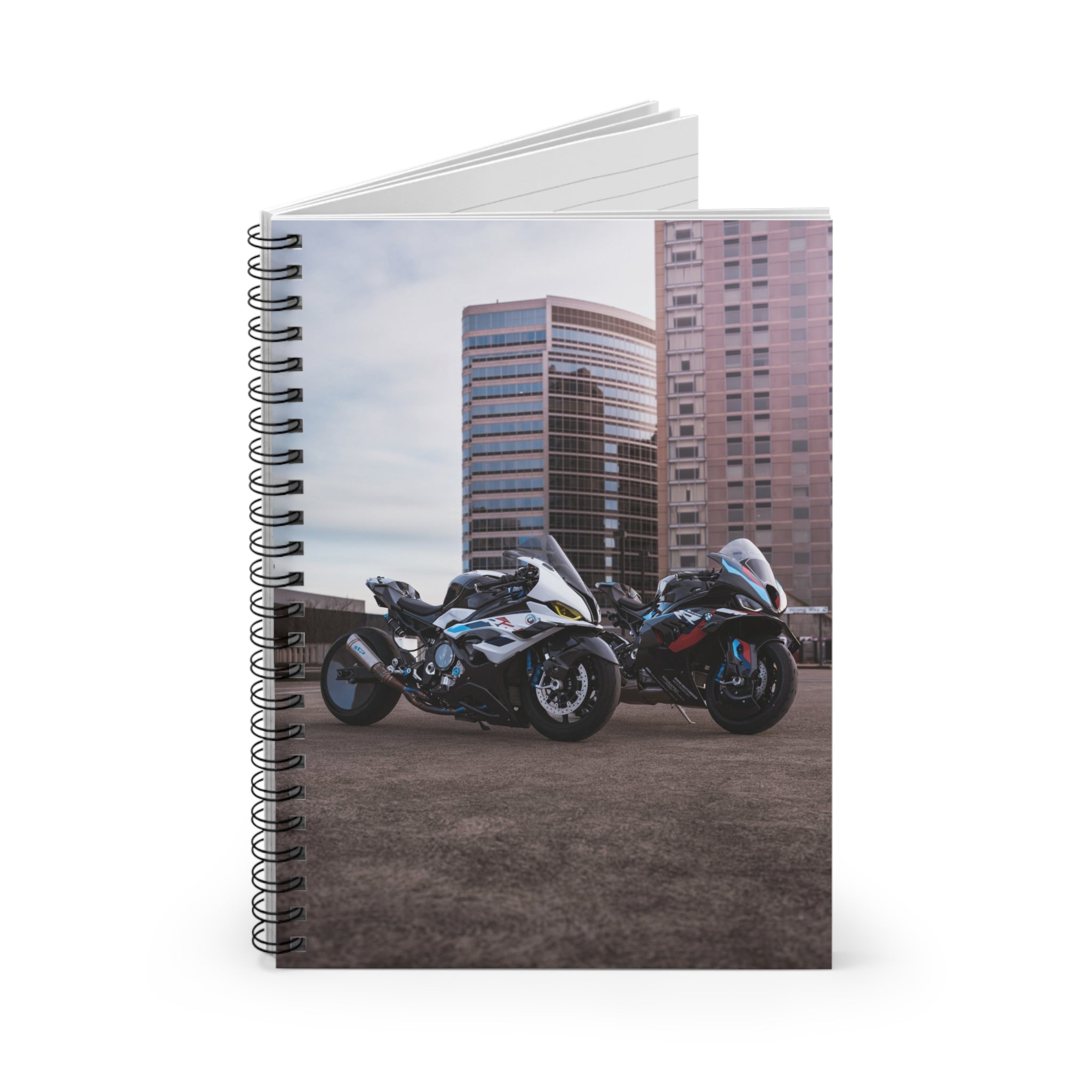 BMW M1000RR and S1000RR Drag Spec Motorcycle Spiral Notebook #001 - Throttle Designs