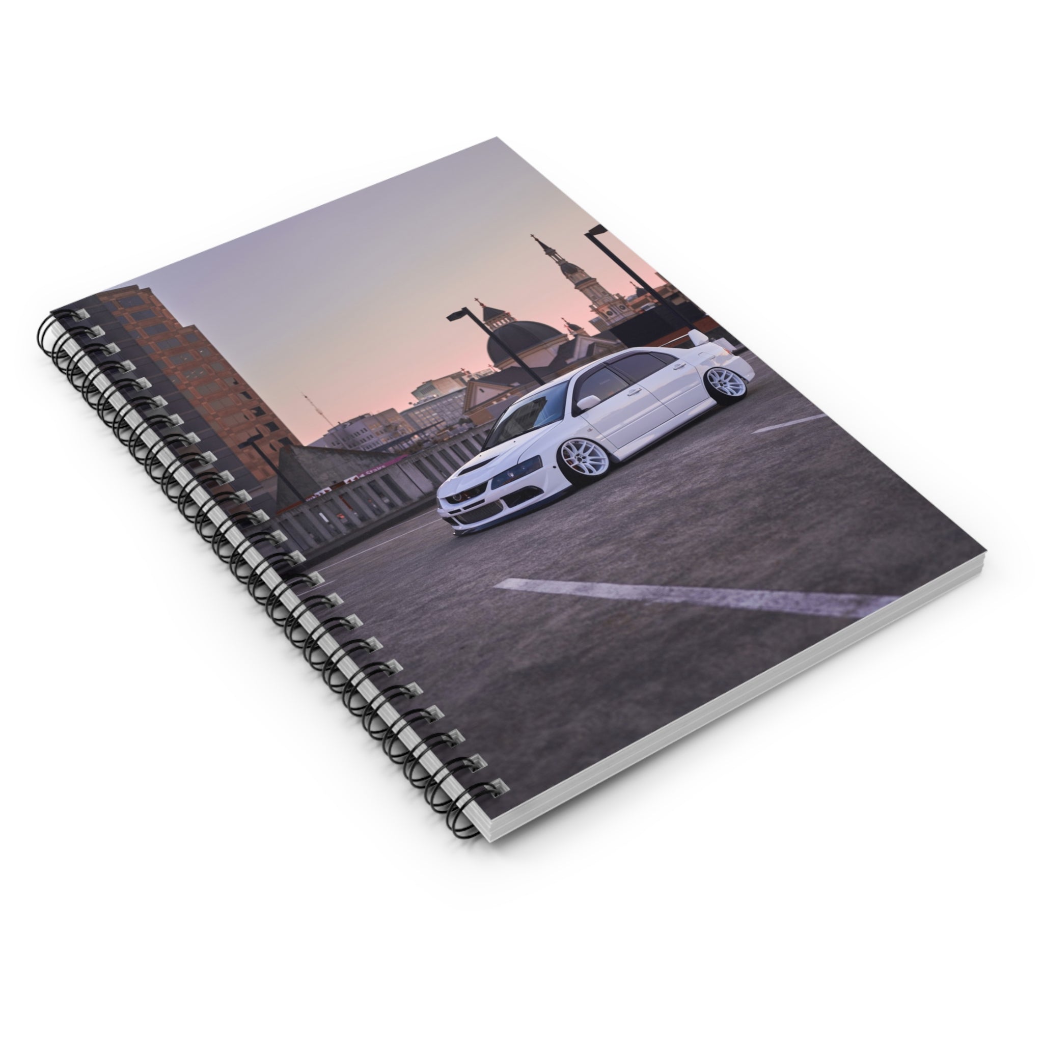 Mitsubishi Evo 8 Automotive Spiral Notebook #030 - Throttle Designs