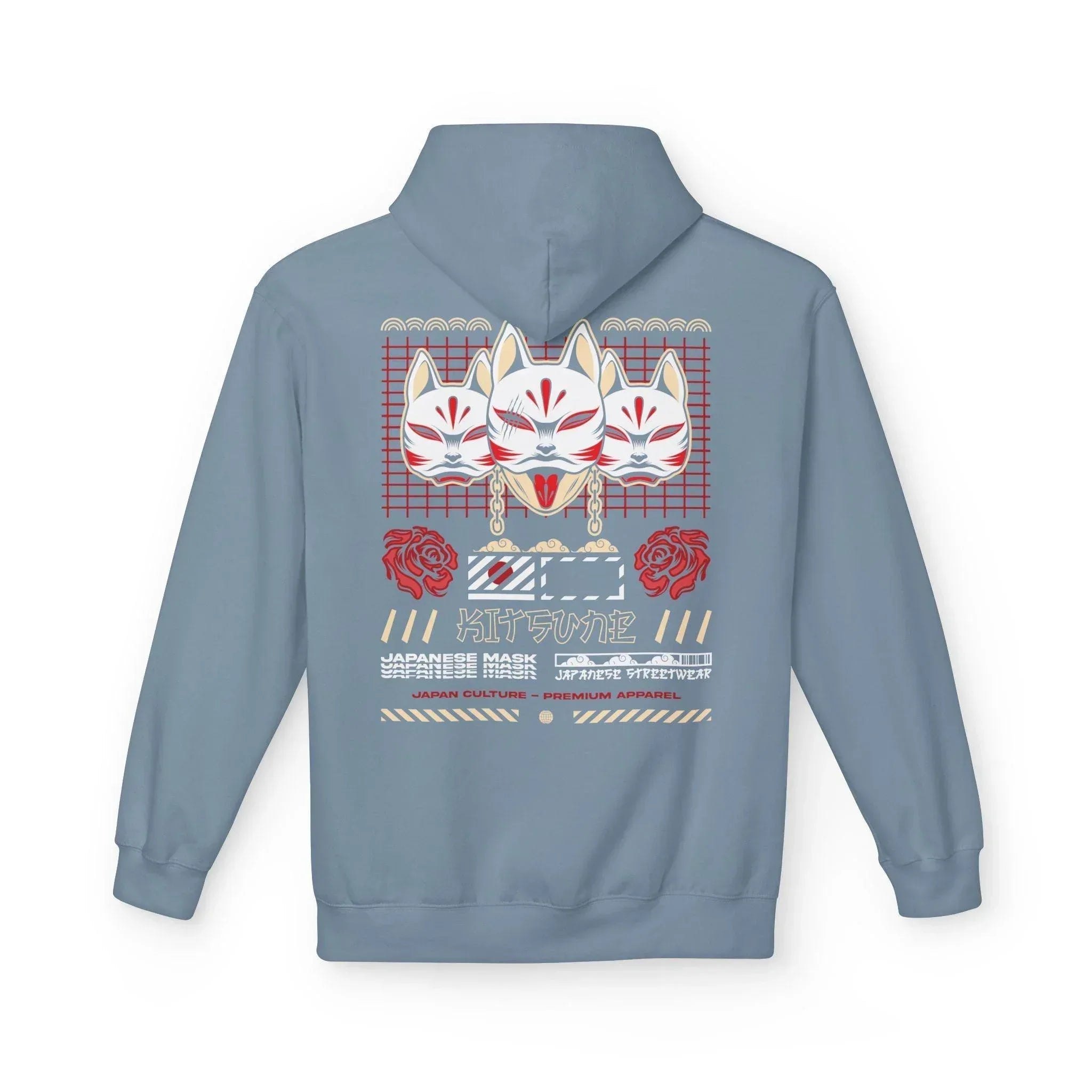 Ultimate Kitsune Japanese Streetwear Fleece Hoodie for Comfort and Style