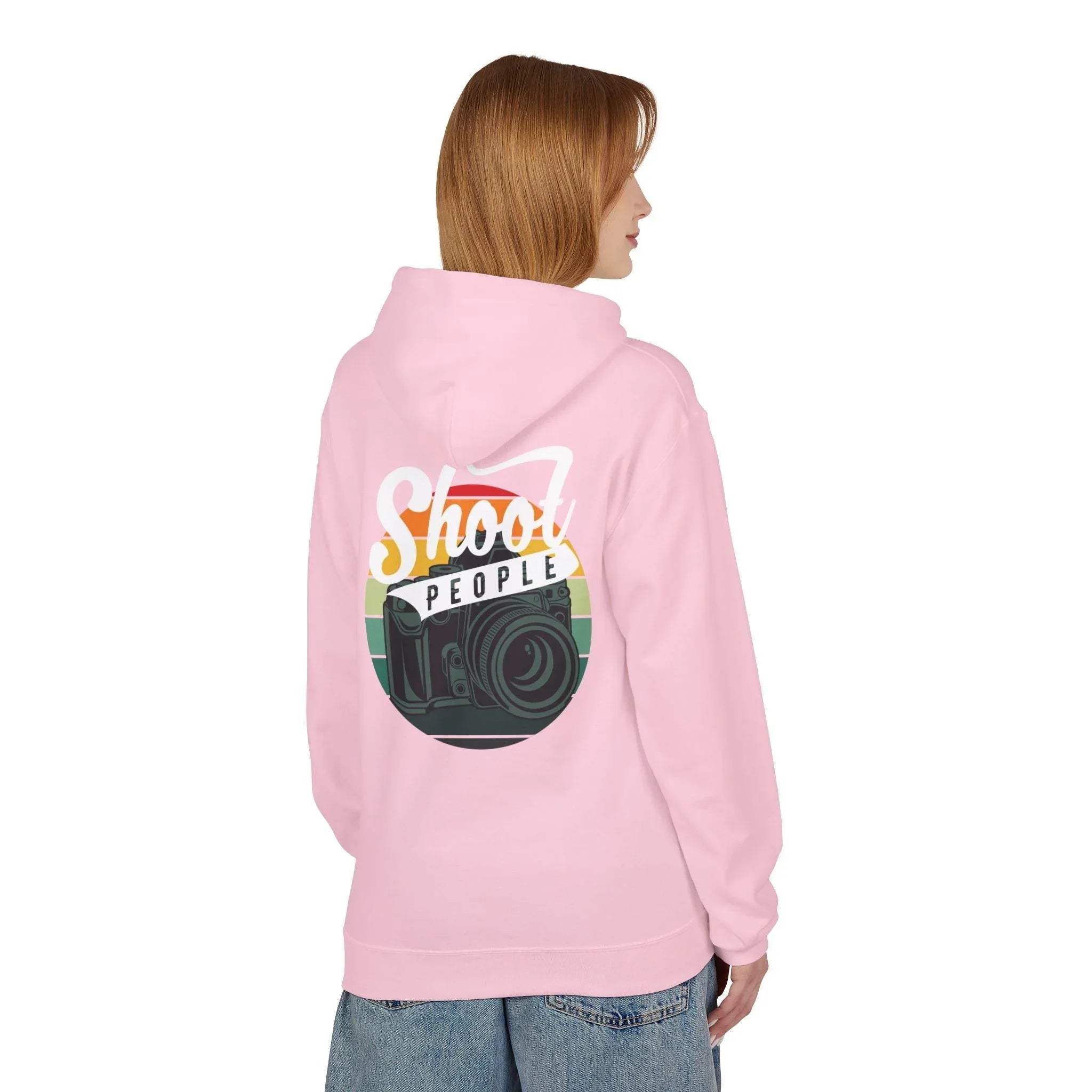 Creative Photographer's "Shoot People" Fleece Hoodie for Ultimate Comfort and Style