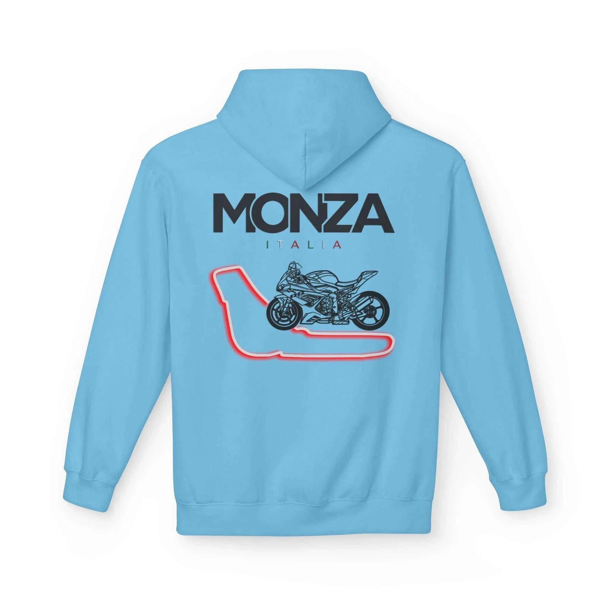BMW Inspired S1000RR Monza Italia Fleece Hoodie Red Edition for Riders