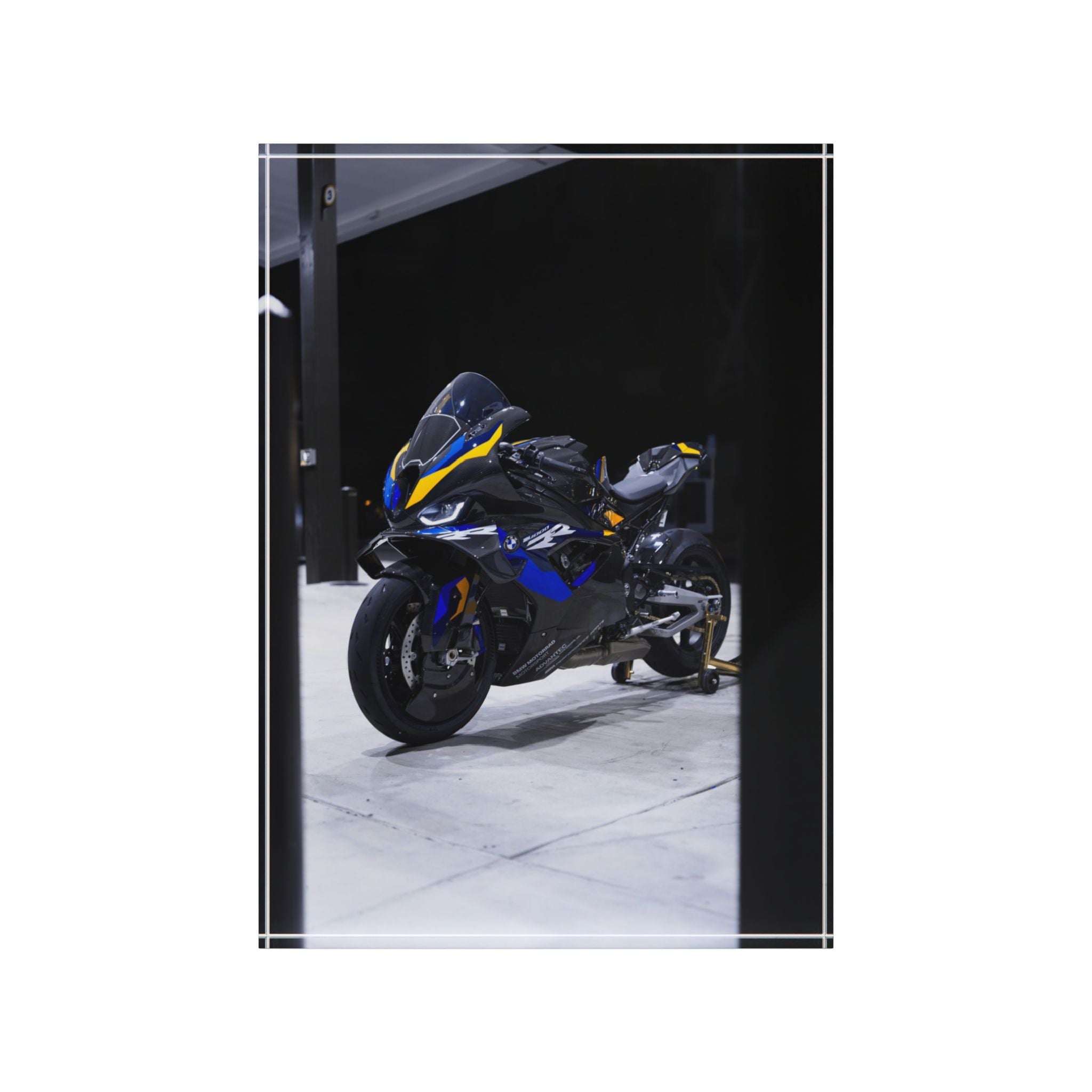 BMW M1000RR Motorcycle Acrylic Photo Block #003 - Throttle Designs