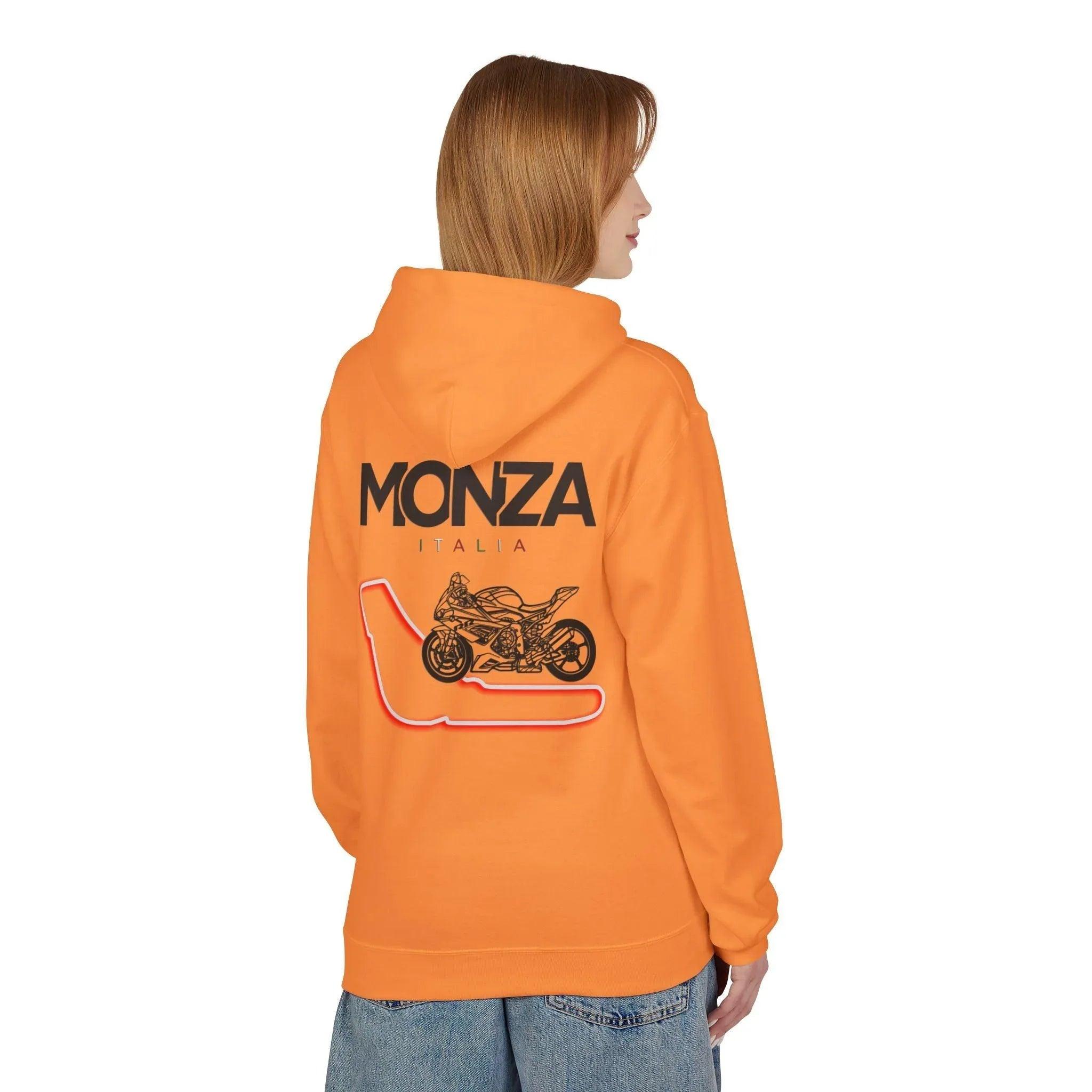 BMW Inspired S1000RR Monza Italia Fleece Hoodie Red Edition for Riders
