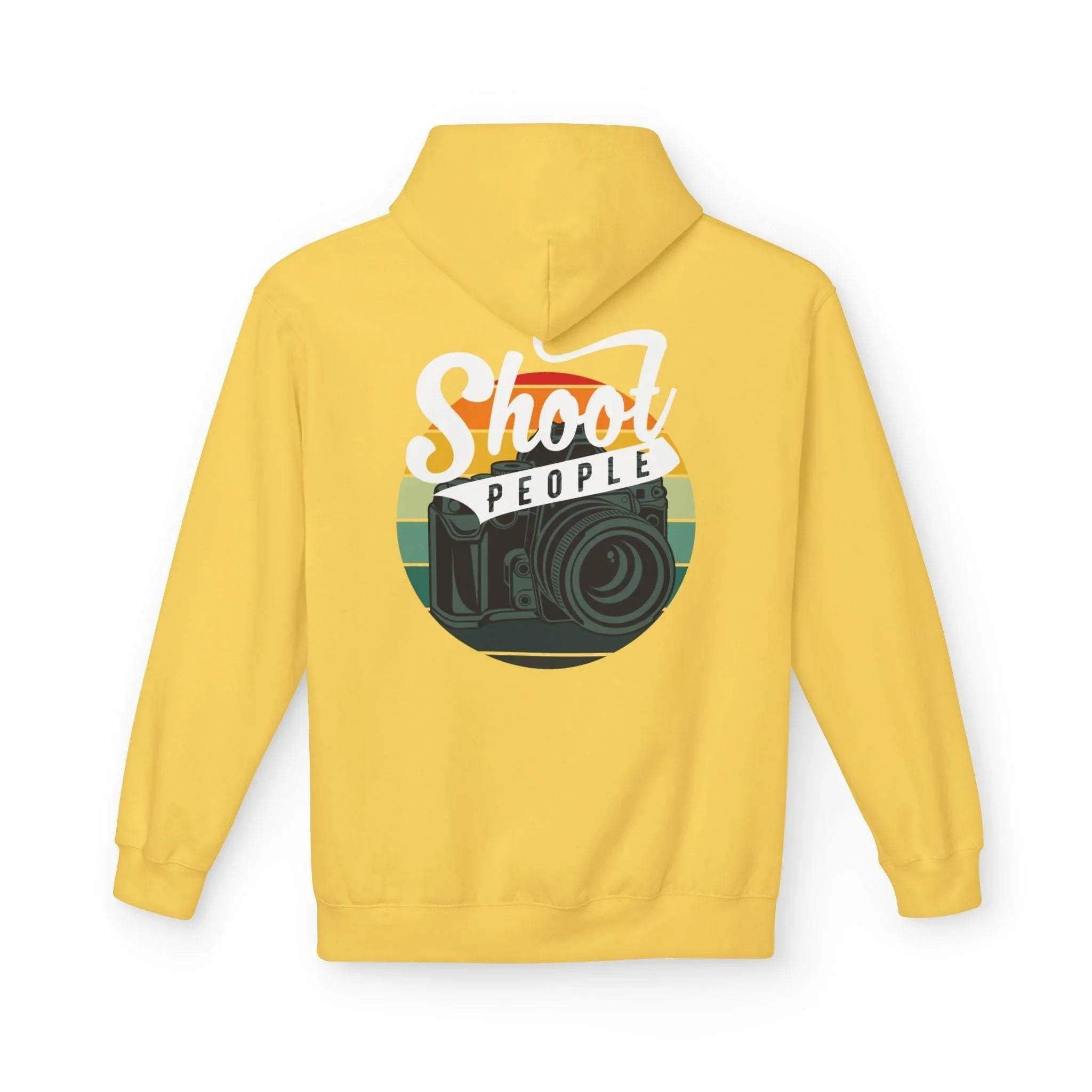 Creative Photographer's "Shoot People" Fleece Hoodie for Ultimate Comfort and Style