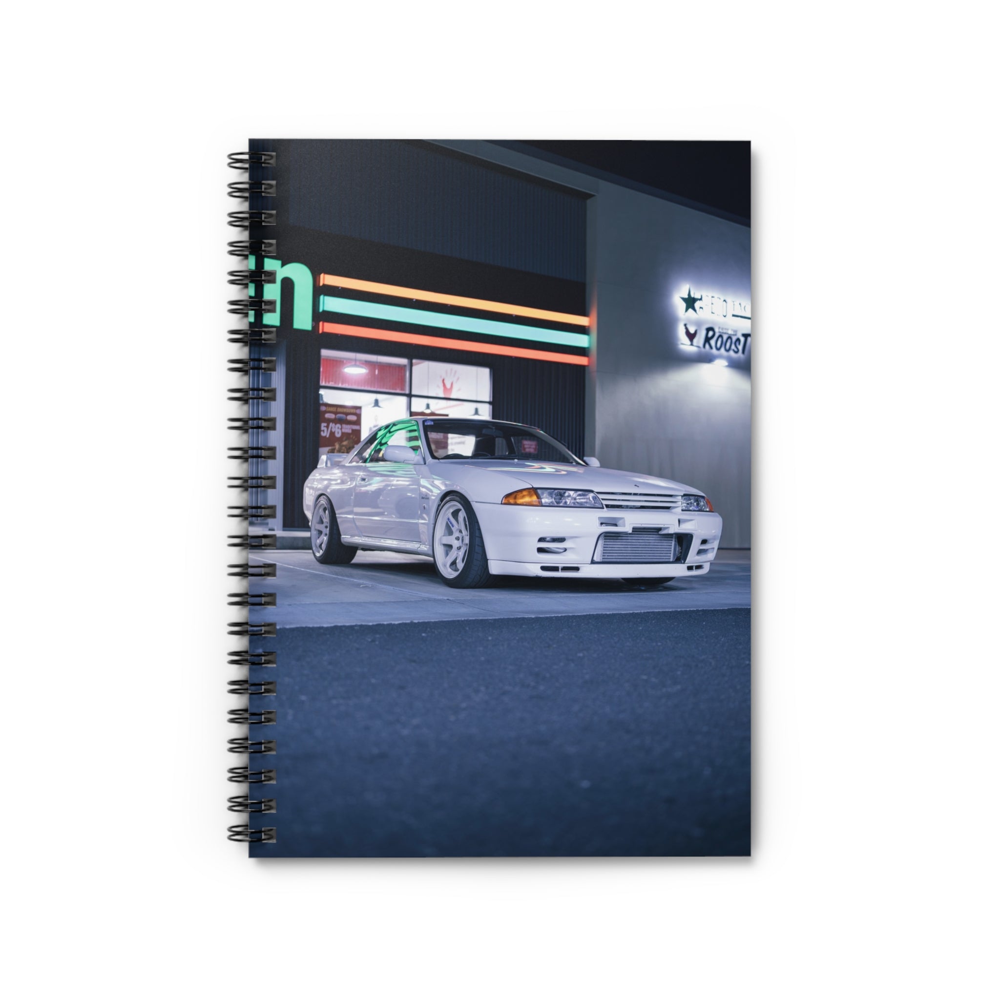 Nissan GTR R32 Automotive Spiral Notebook #002 - Throttle Designs