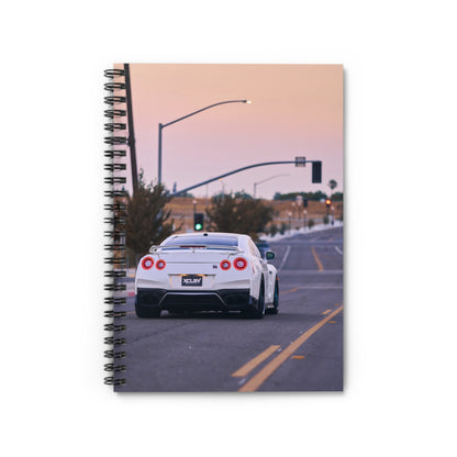 Nissan GTR R35 Automotive Spiral Notebook #010 - Throttle Designs