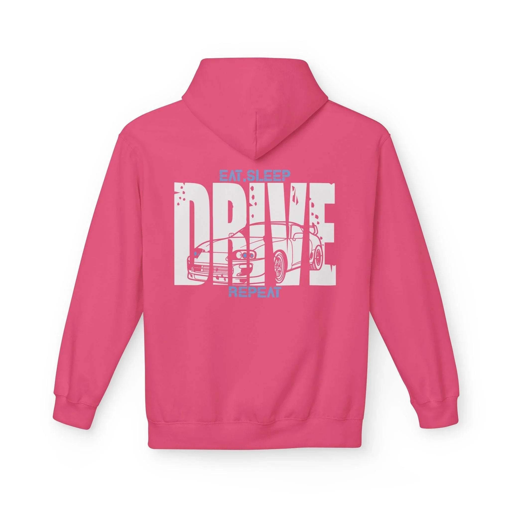 Toyota Supra Mk4 DRIVE Fleece Hoodie for Car Enthusiasts