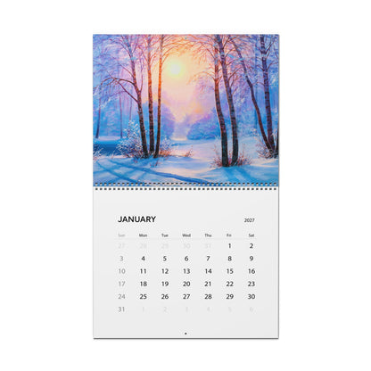 2027 Painted Art Wall Calendar – Creative Artwork, Artistic Scenes & Decorative Painting Collection