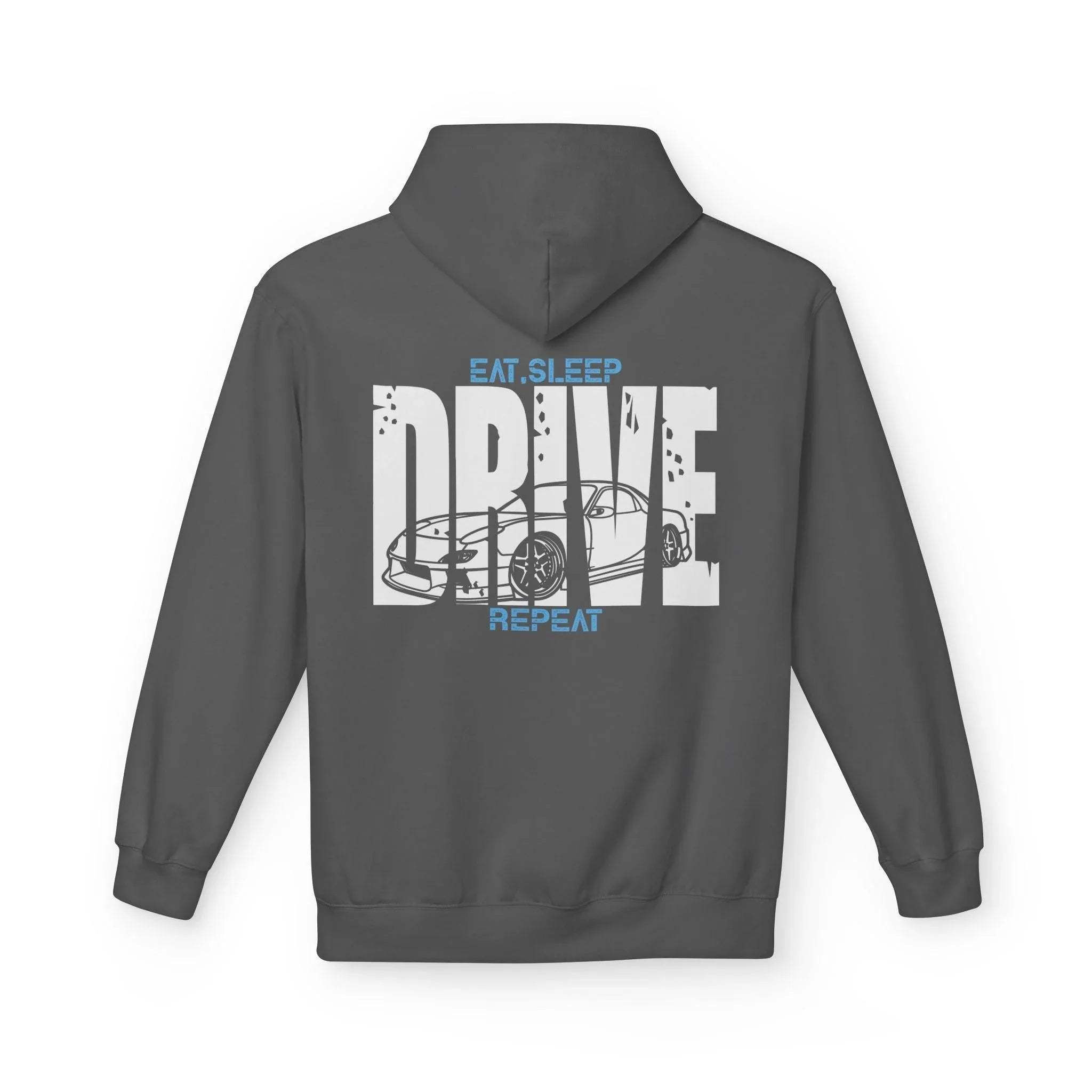 Mazda FD RX7 DRIVE Fleece Hoodie - Comfort Meets Style for Car Lovers