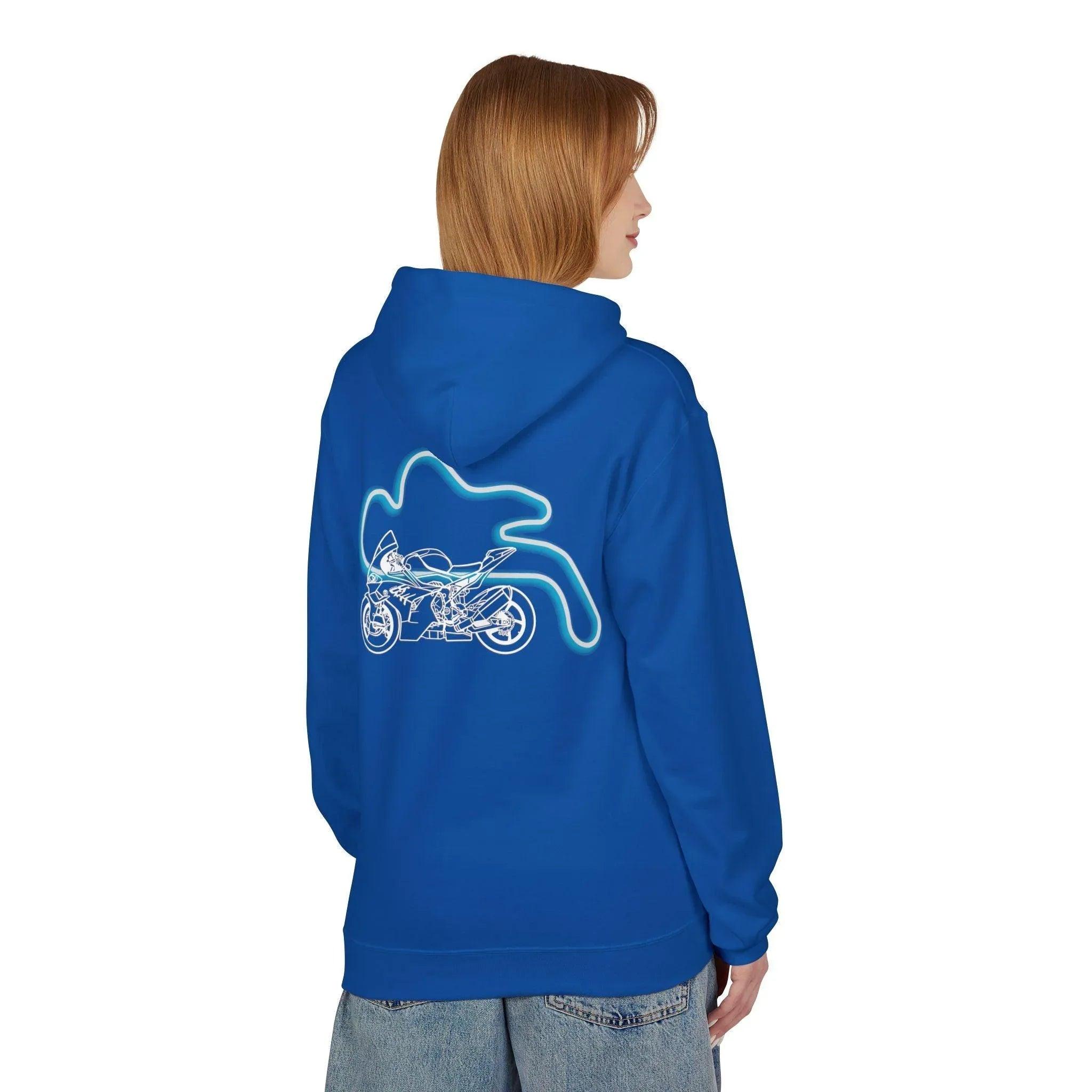 BMW Inspired M1000RR Fleece Hoodie Comfort and Style for Motorsport Enthusiasts